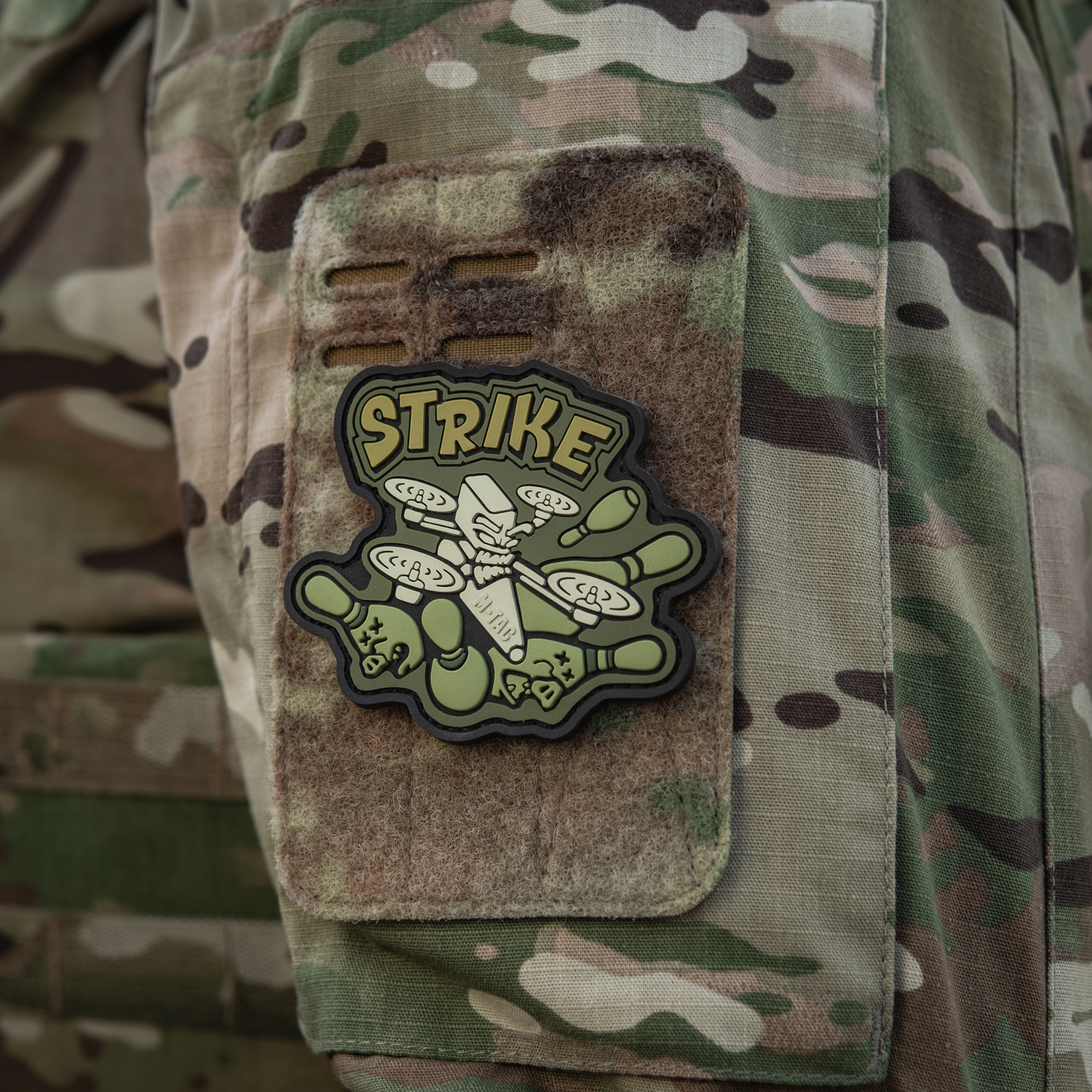 M-Tac нашивка Strike (PVC) — 18