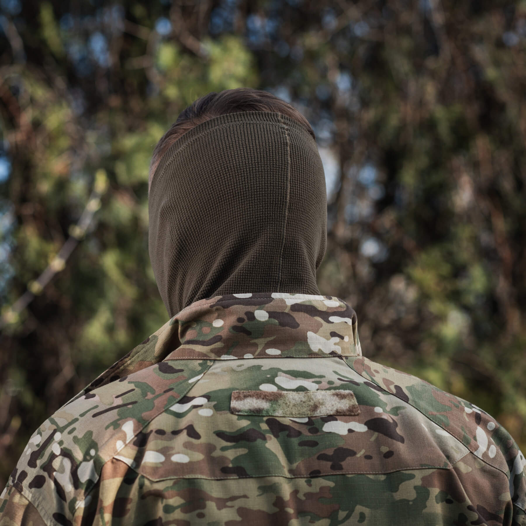 M-Tac шарф-труба длинный микрофлис рип-стоп Dark Olive — 17