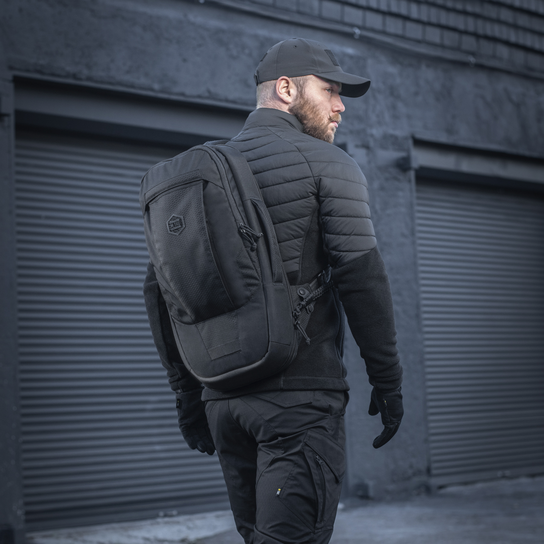 M-Tac рюкзак однолямочный Agent Elite Hex Black — 8