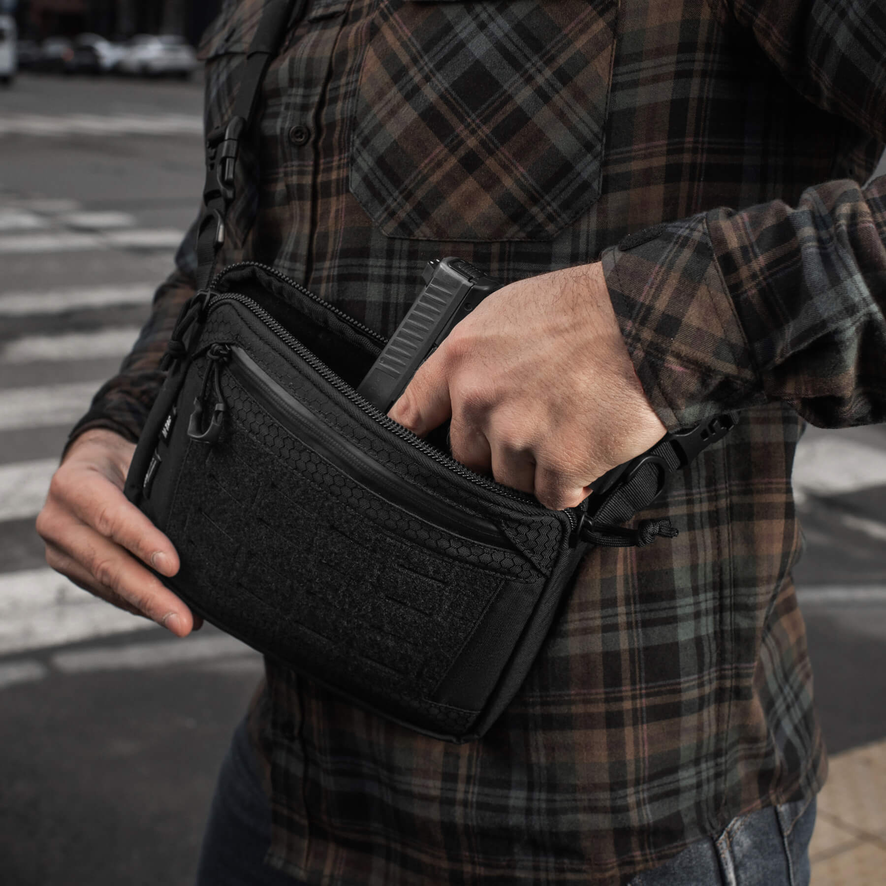 M-Tac сумка Admin Bag с липучкой Black — 30
