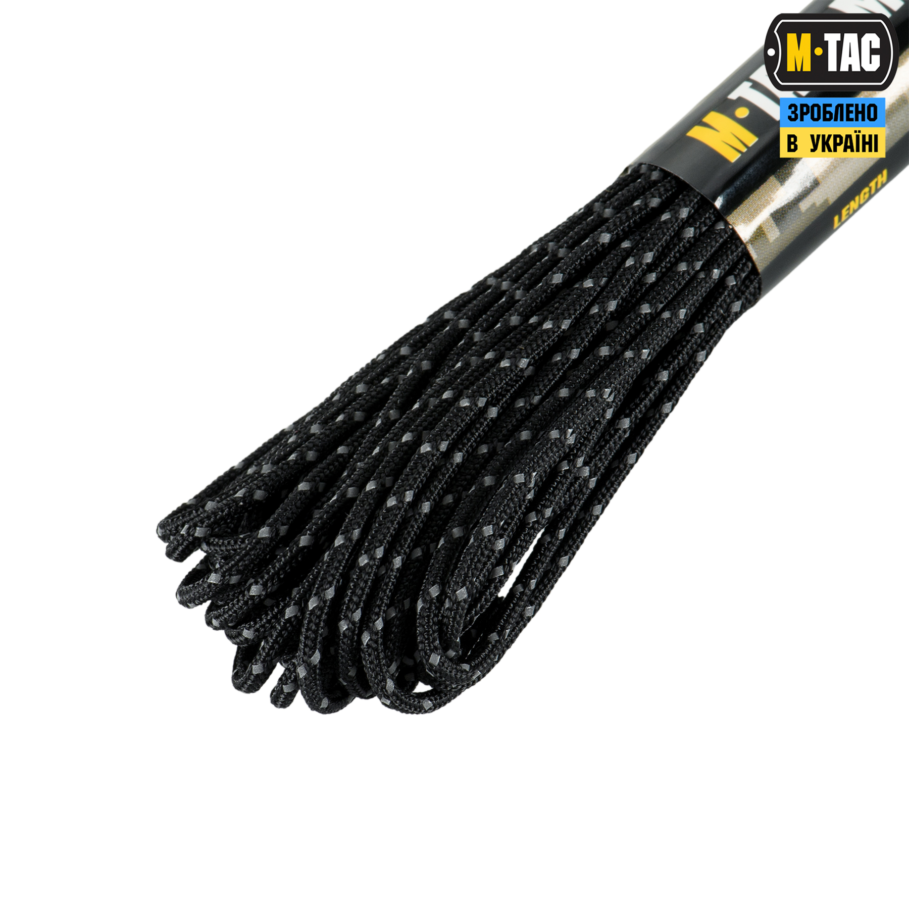 M-Tac паракорд Minicord Mil-Spec 15m Black Reflective — 4