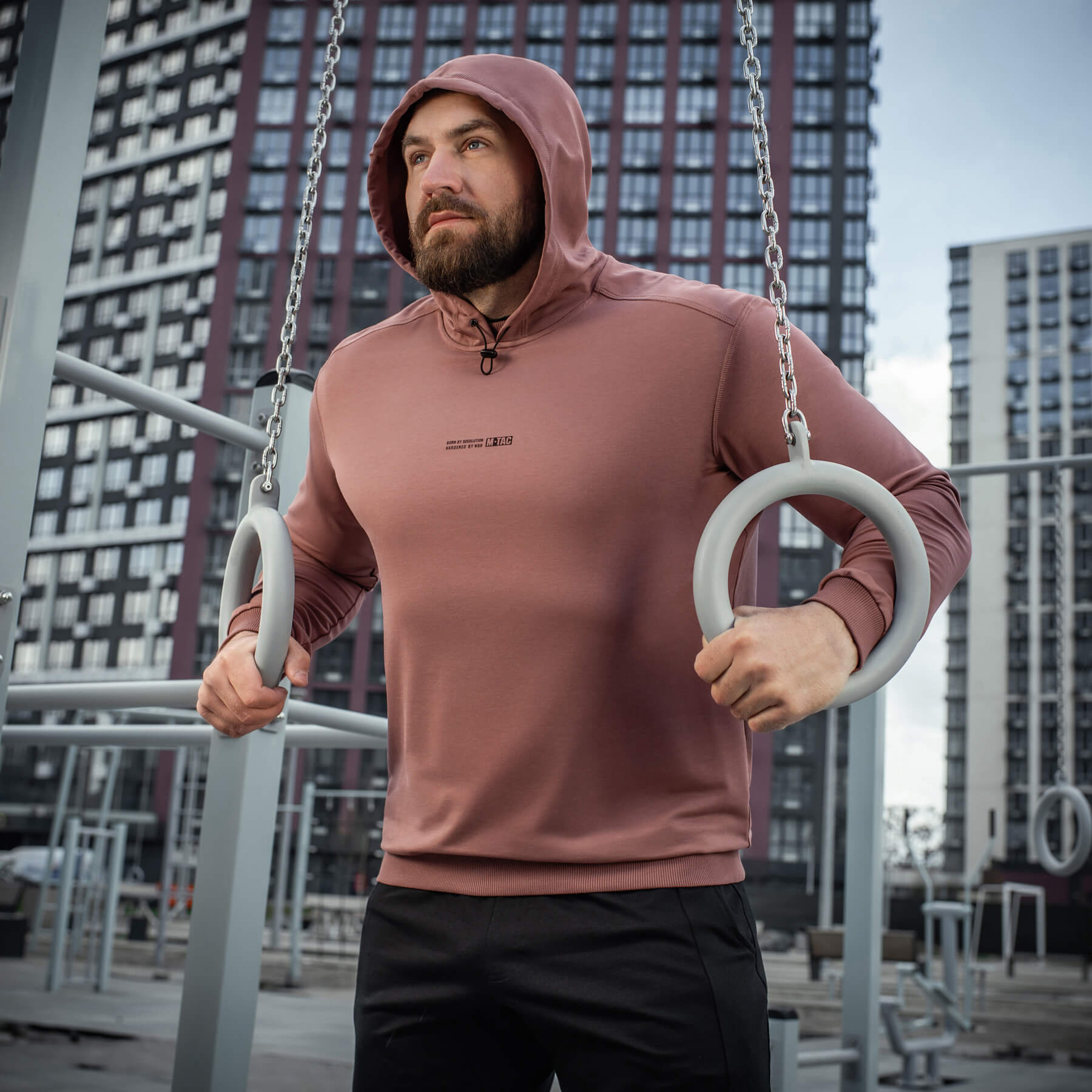M-Tac кофта Hoodie Born by Revolution Ash Rose — 18
