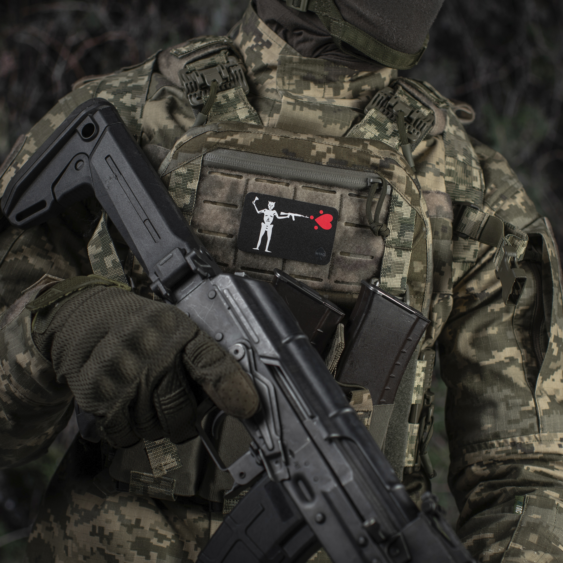 M-Tac нашивка прапор Чорна Борода АК-74 Black — 4