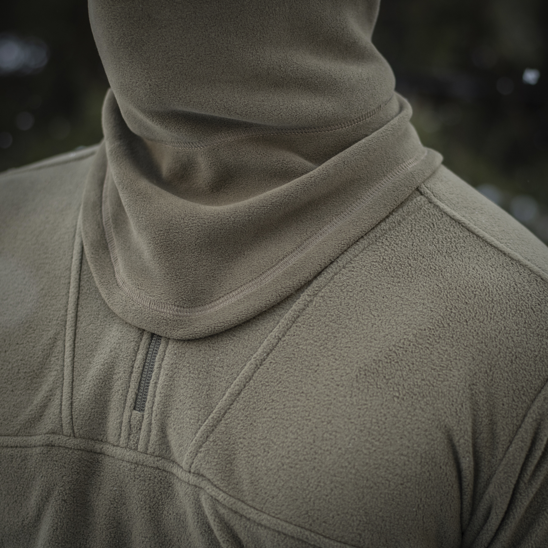 M-Tac шарф-труба анатомический с затяжкой Polartec Dark Olive — 20
