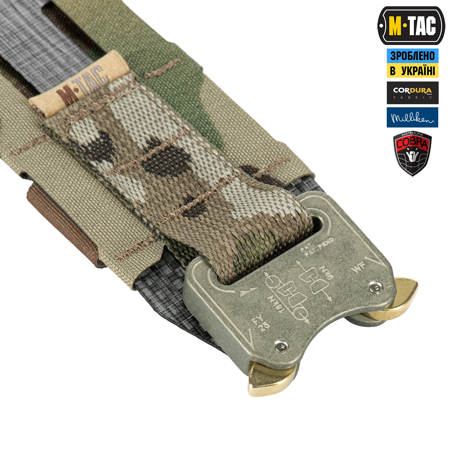 M-Tac ремень Tiger Belt Cobra Buckle Multicam — 4