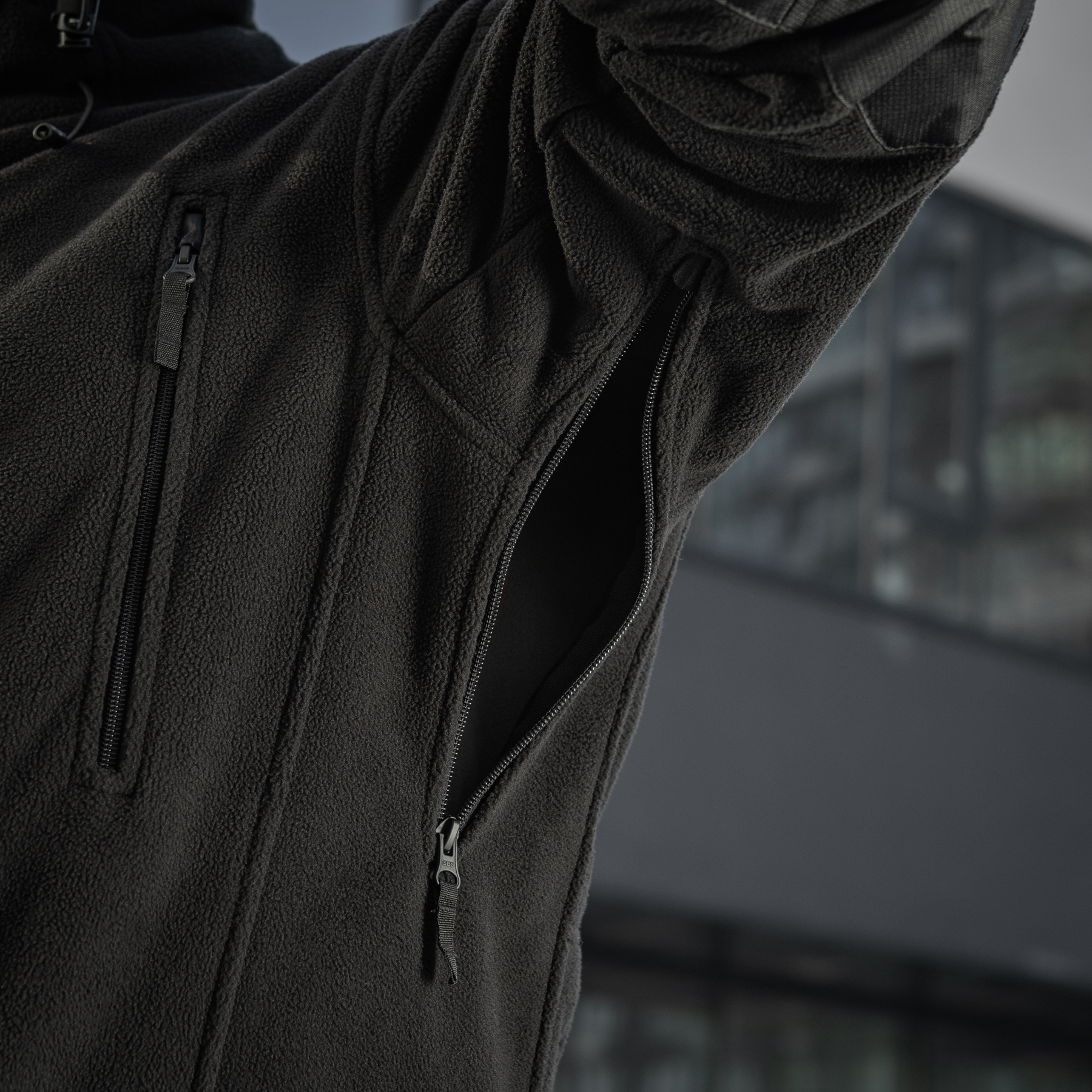 M-Tac куртка флисовая Windblock Division Gen.II Black — 40