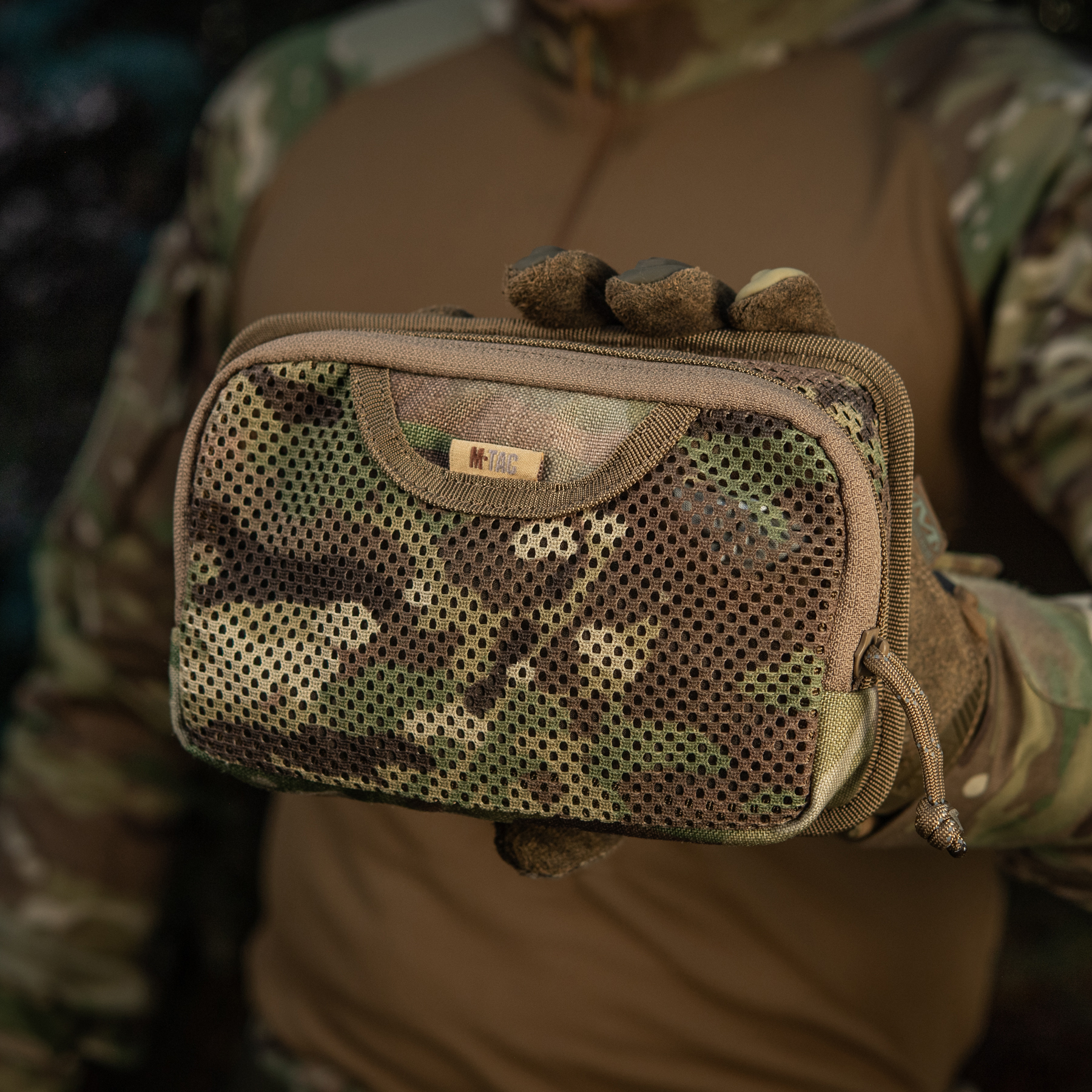 M-Tac вставка модульная карман на молнии Multicam — 16