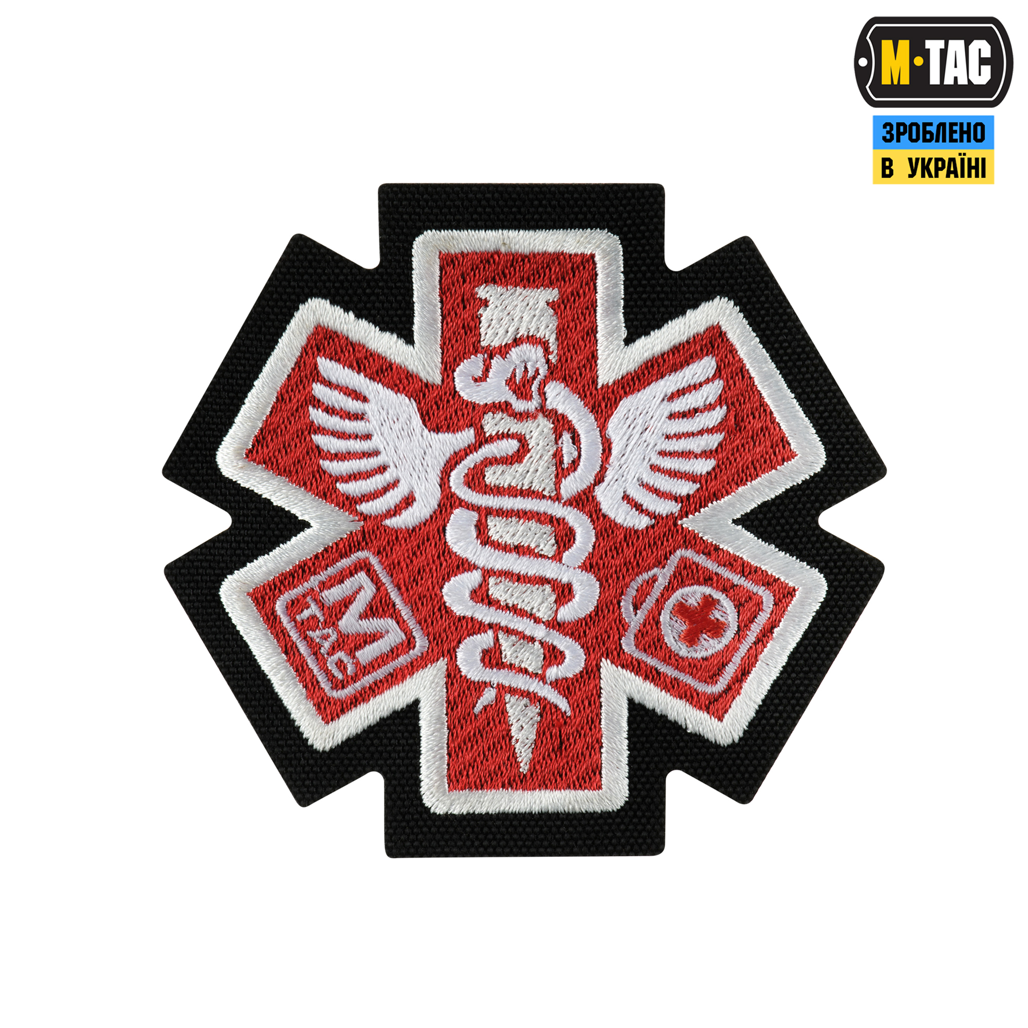 M-Tac нашивка Paramedic (вышивка) Black — 2