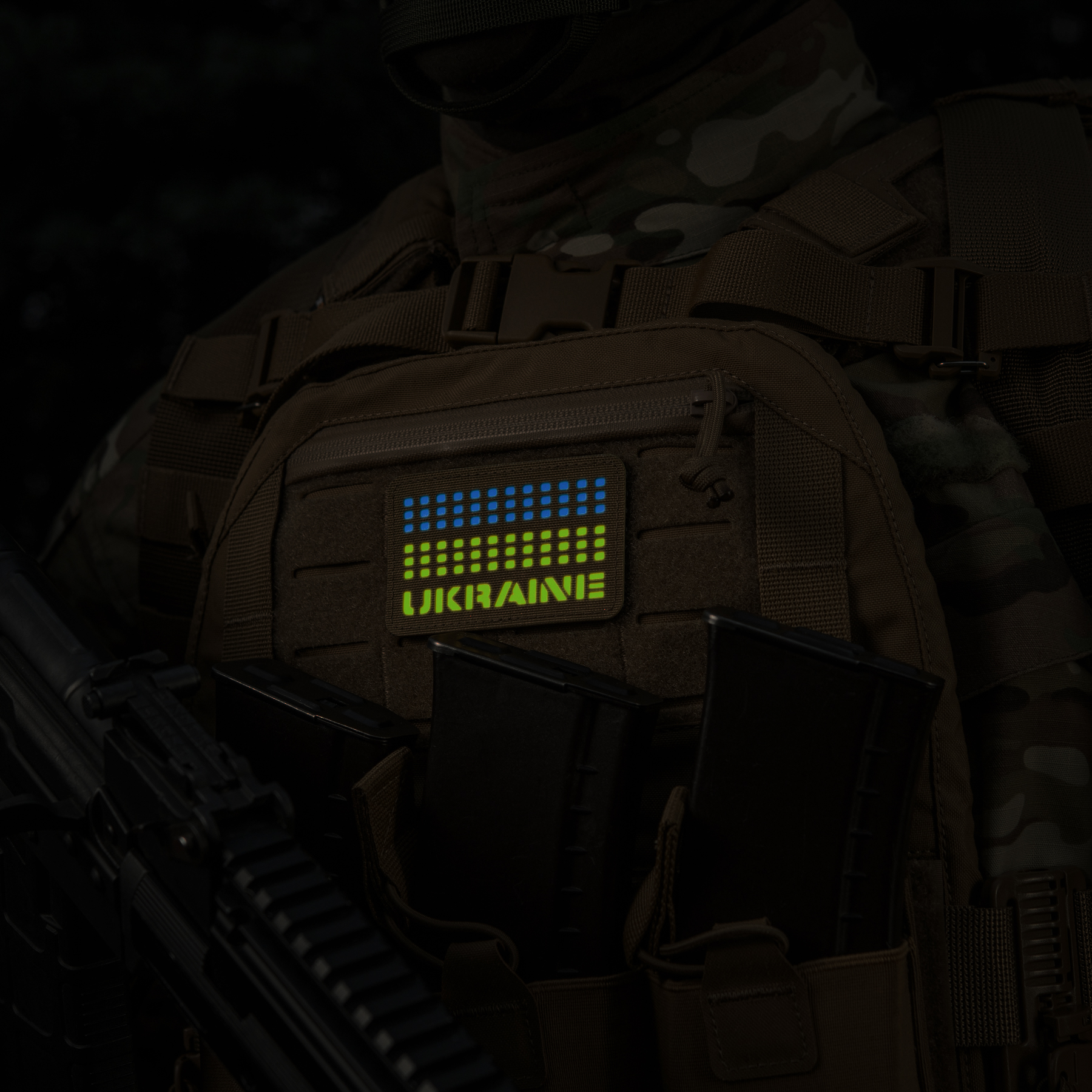 M-Tac нашивка Ukraine Laser Cut Coyote/Yellow/Blue/GID — 5