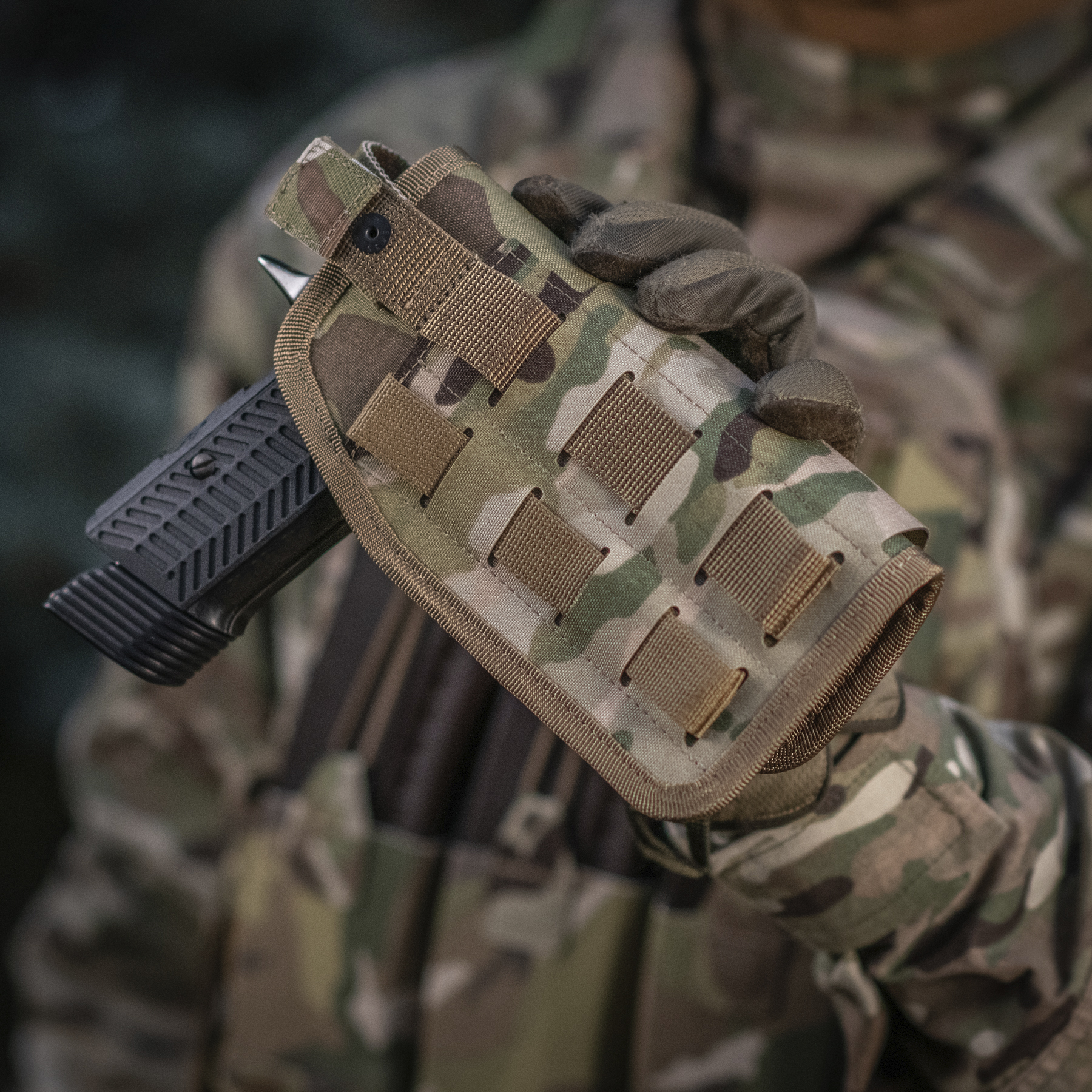 M-Tac кобура универсальная Elite Left Multicam — 23