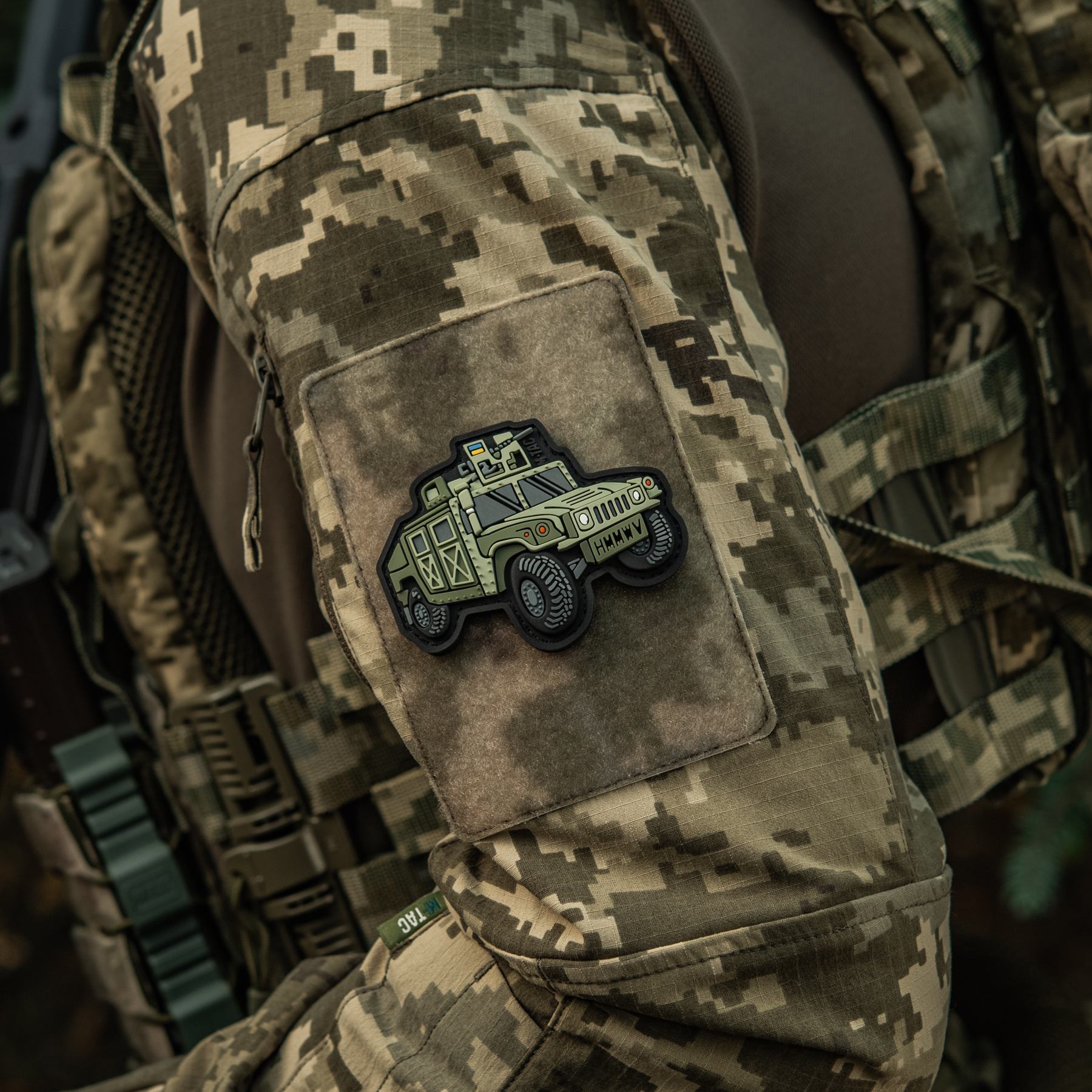 M-Tac нашивка HMMWV (PVC) olive — 8