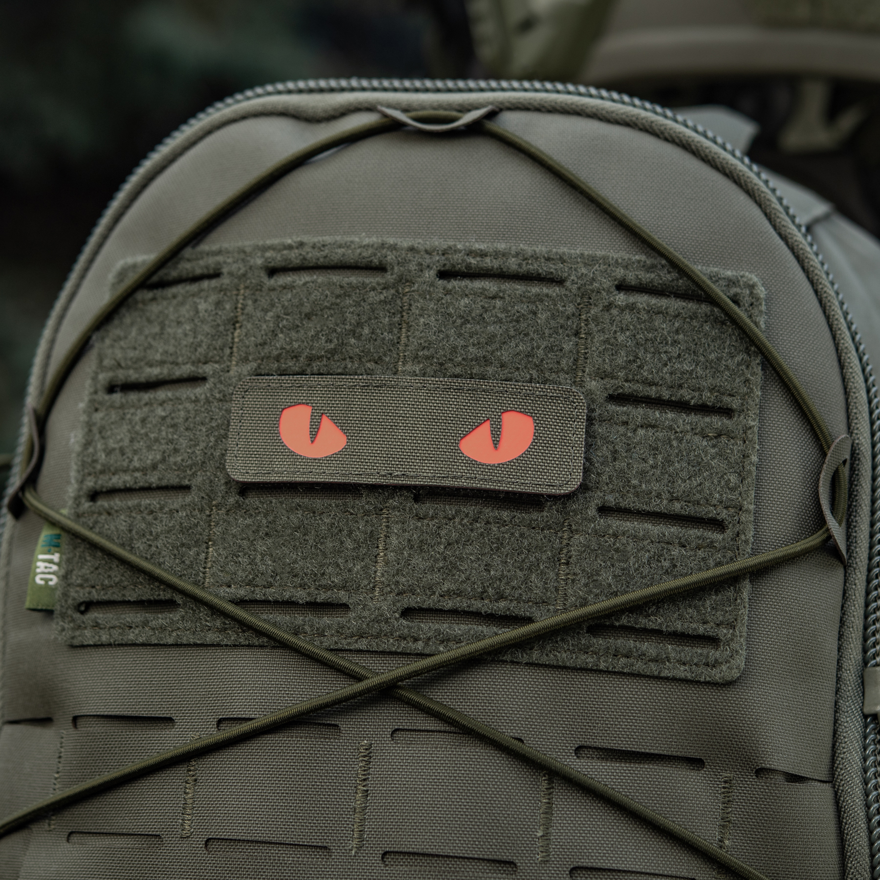 M-Tac нашивка Cat Eyes Laser Cut Ranger Green/Red/GID — 15