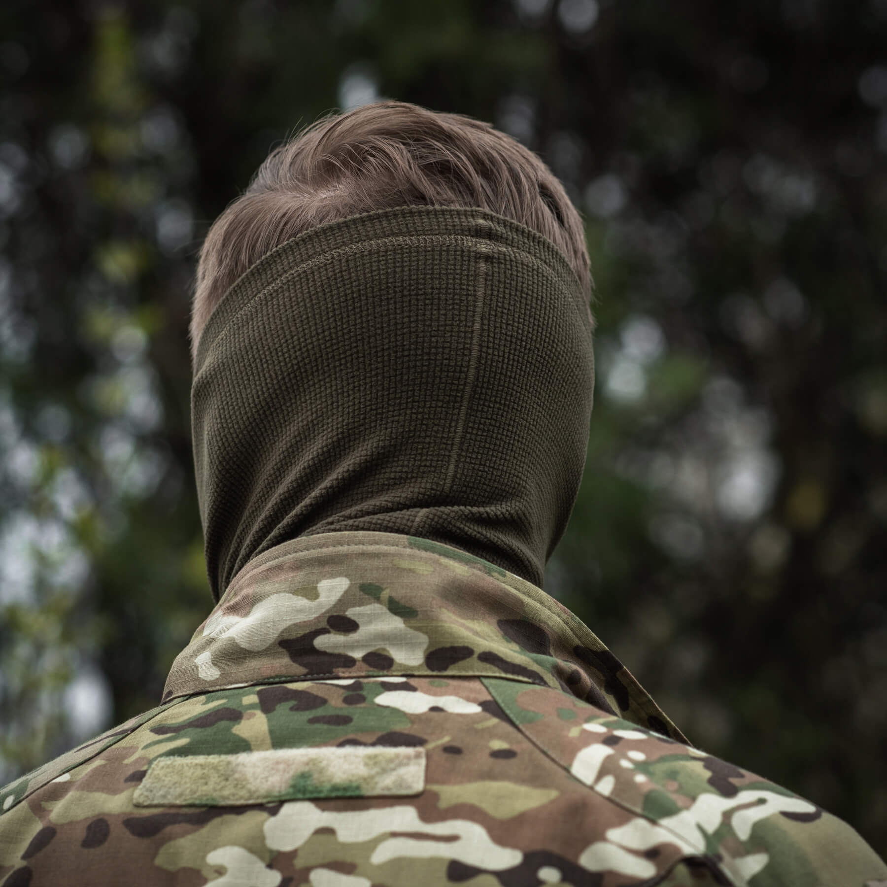 M-Tac шарф-труба микрофлис рип-стоп Dark Olive — 10