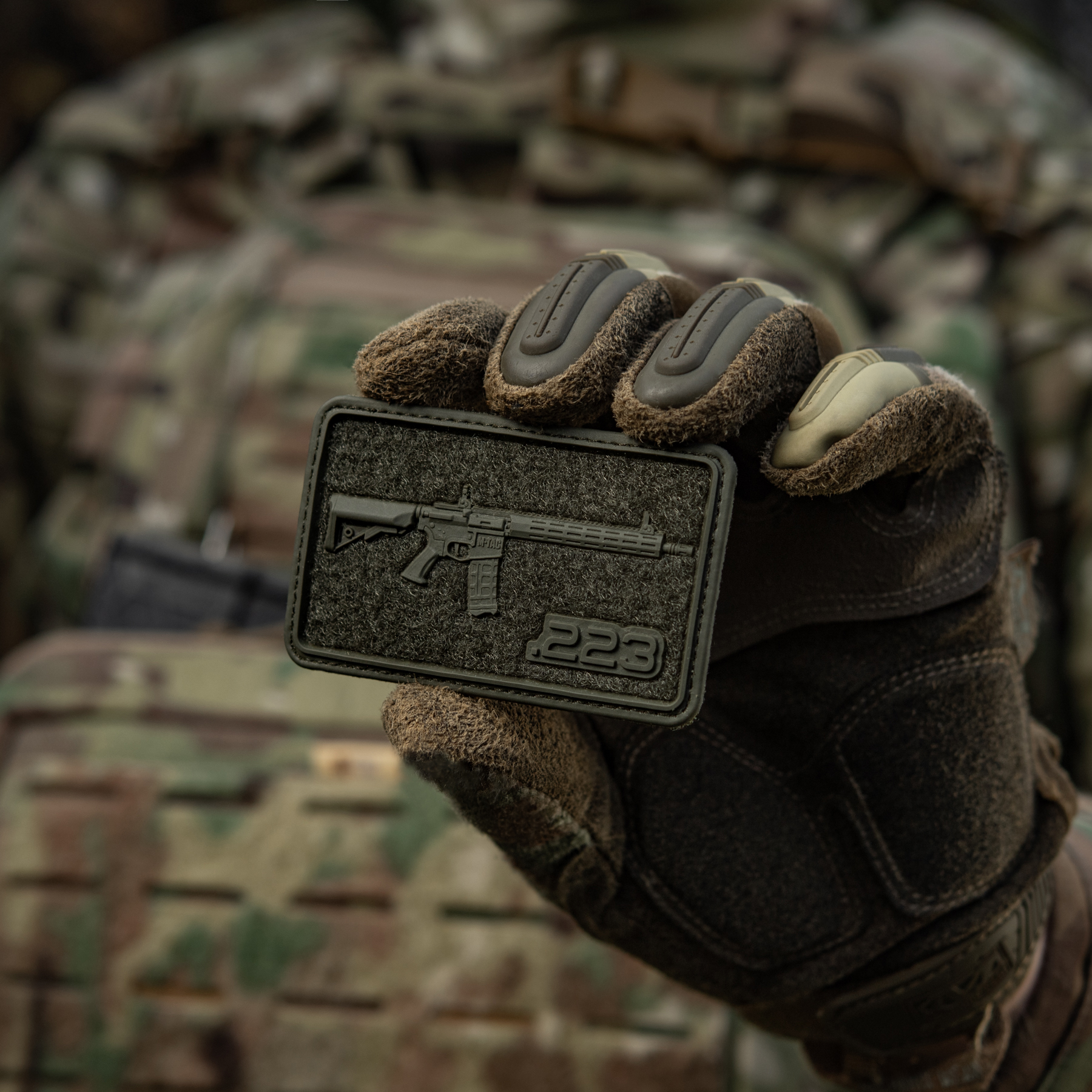 M-Tac нашивка AR-15 Velcro/PVC Ranger Green — 4
