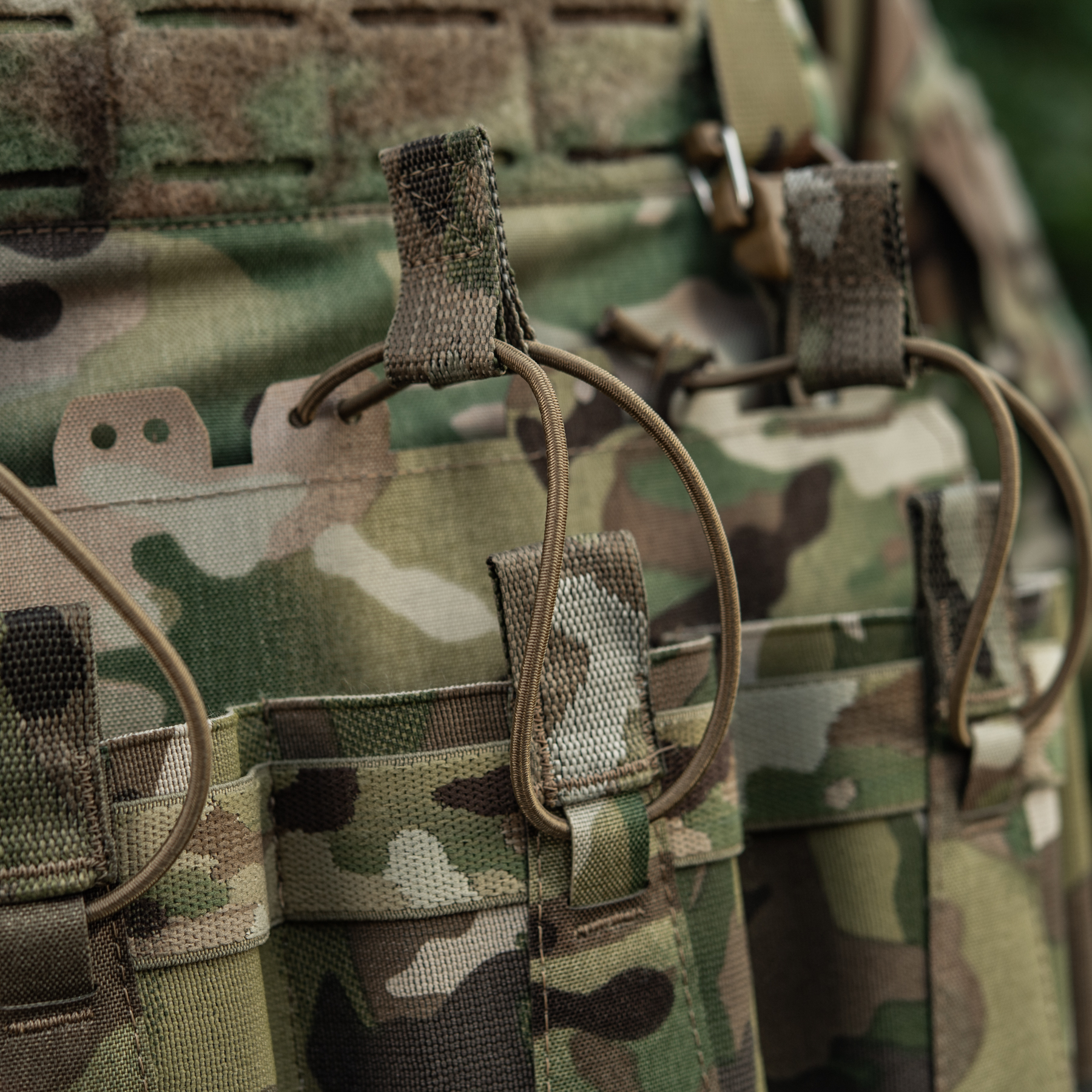 M-Tac передняя панель для плитоноски Cuirass QRS на три магазина Multicam — 22