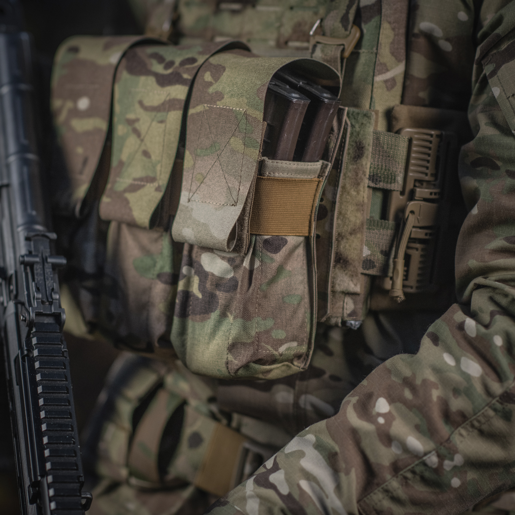 M-Tac подсумок на два магазина закрытый Multicam — 10