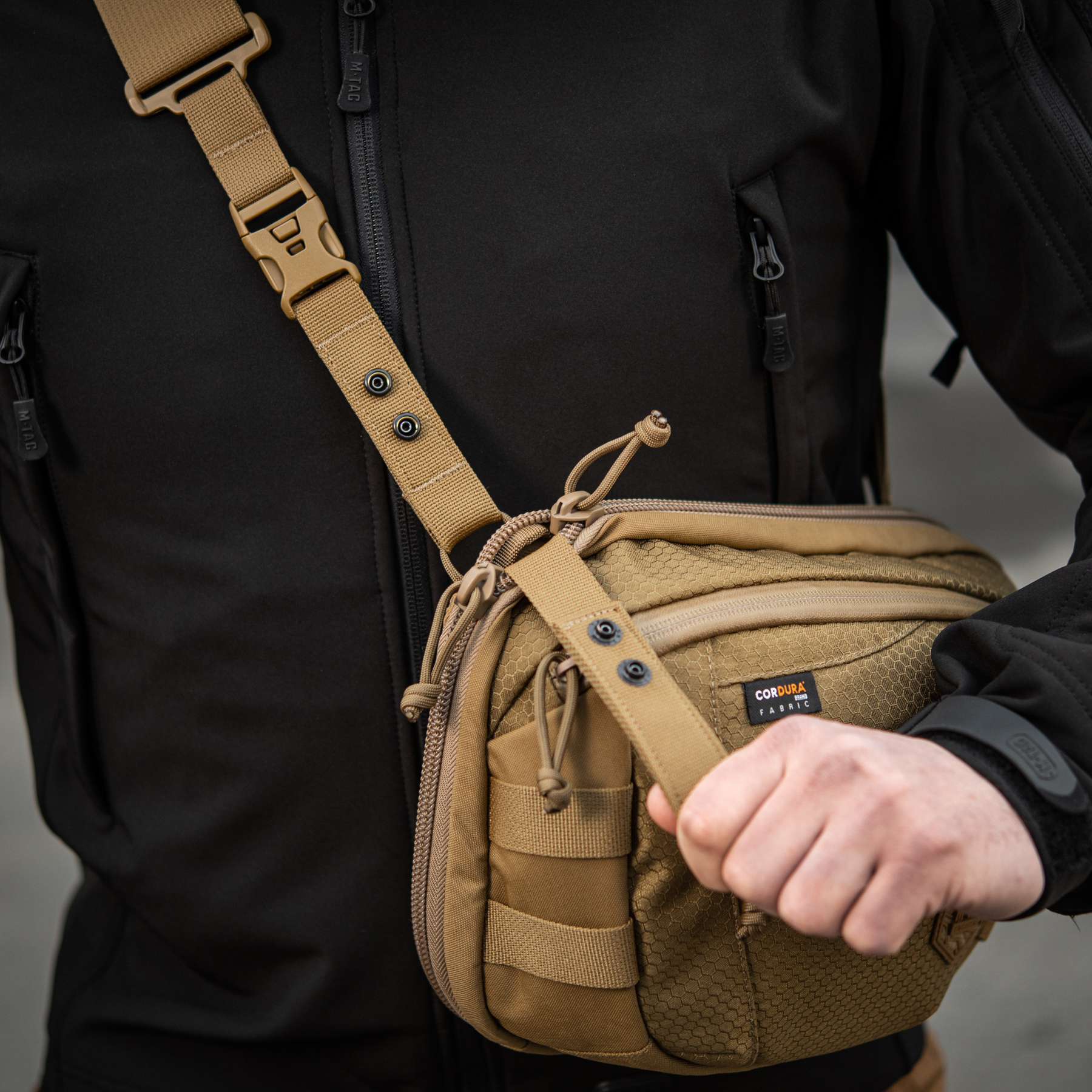 M-Tac сумка Sphaera Hex Hardsling Bag Large Elite Coyote — 14