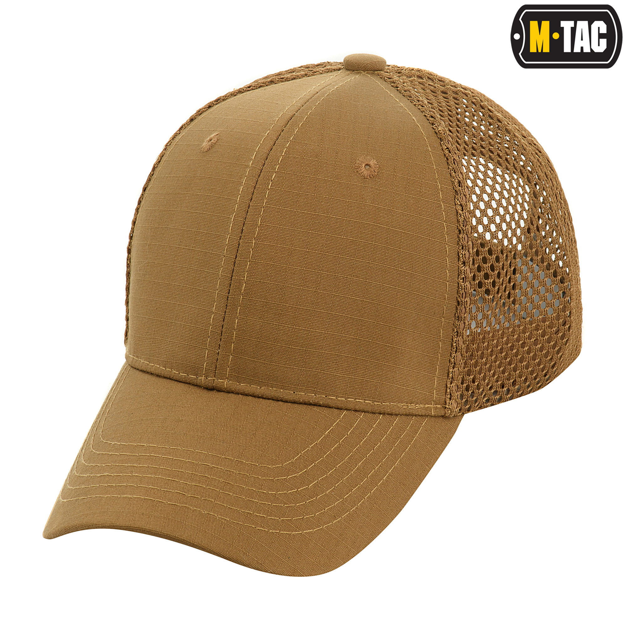 M-Tac бейсболка с сеткой Flex рип-стоп Coyote Brown — 6