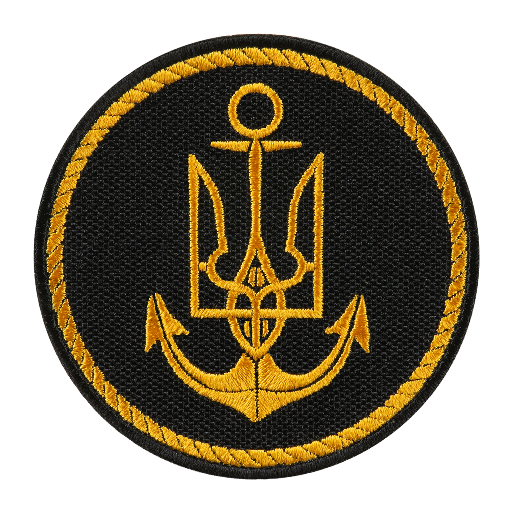 Шеврон ВМС ЗСУ чорний — 2