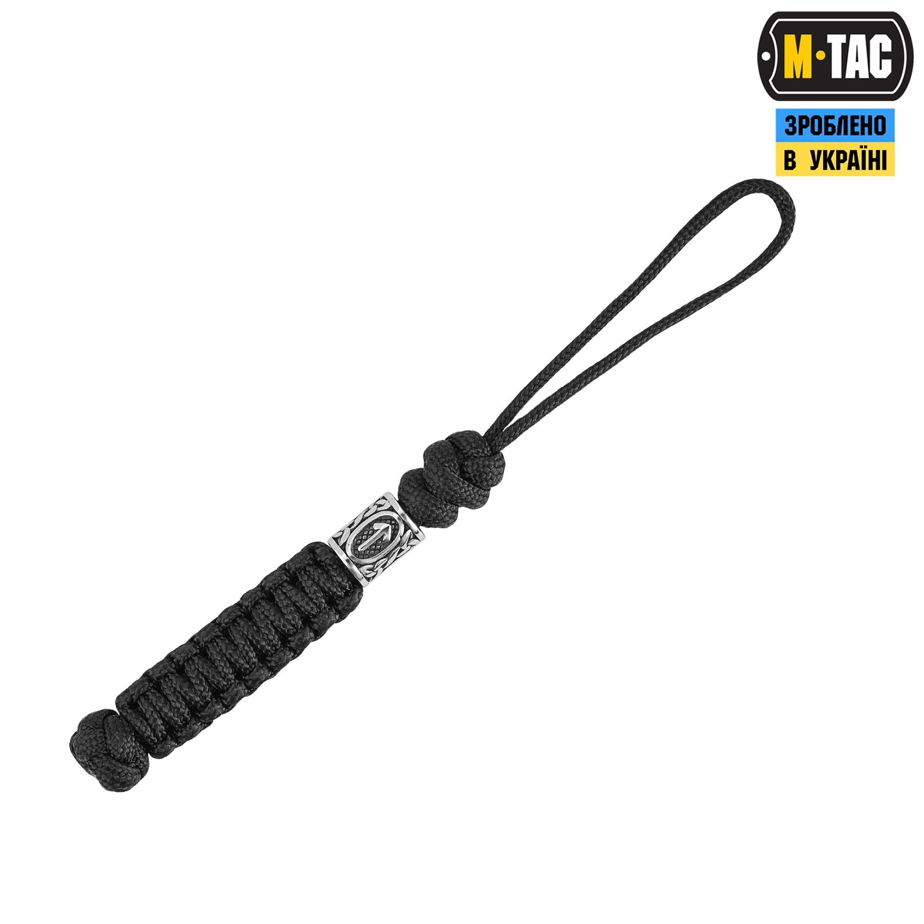 M-Tac темляк Teivaz rune Steel Black — 2