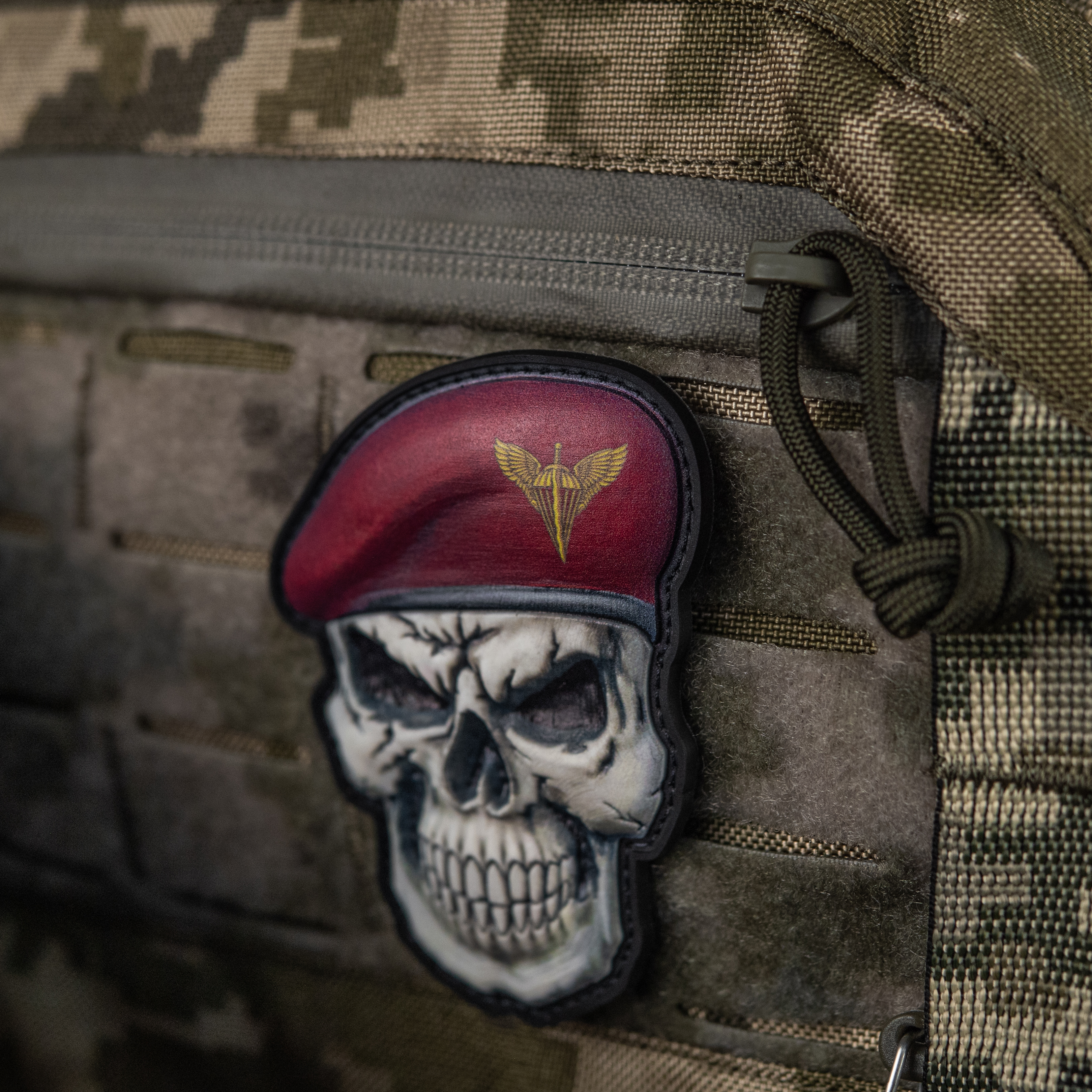 Нашивка Череп у береті (Десантно-Штурмові війська) — 6