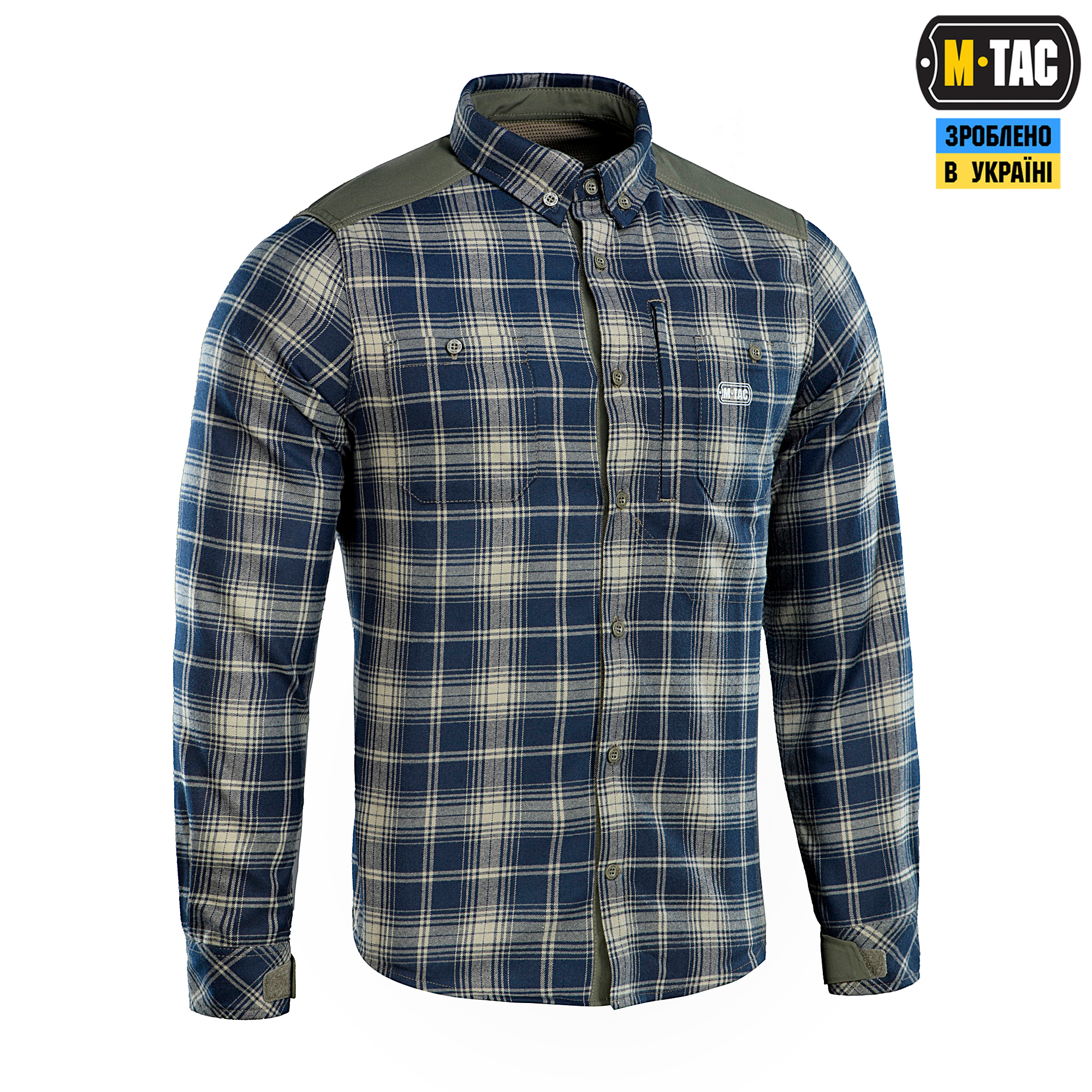 M-Tac рубашка Redneck Shirt Olive/Navy Blue — 4