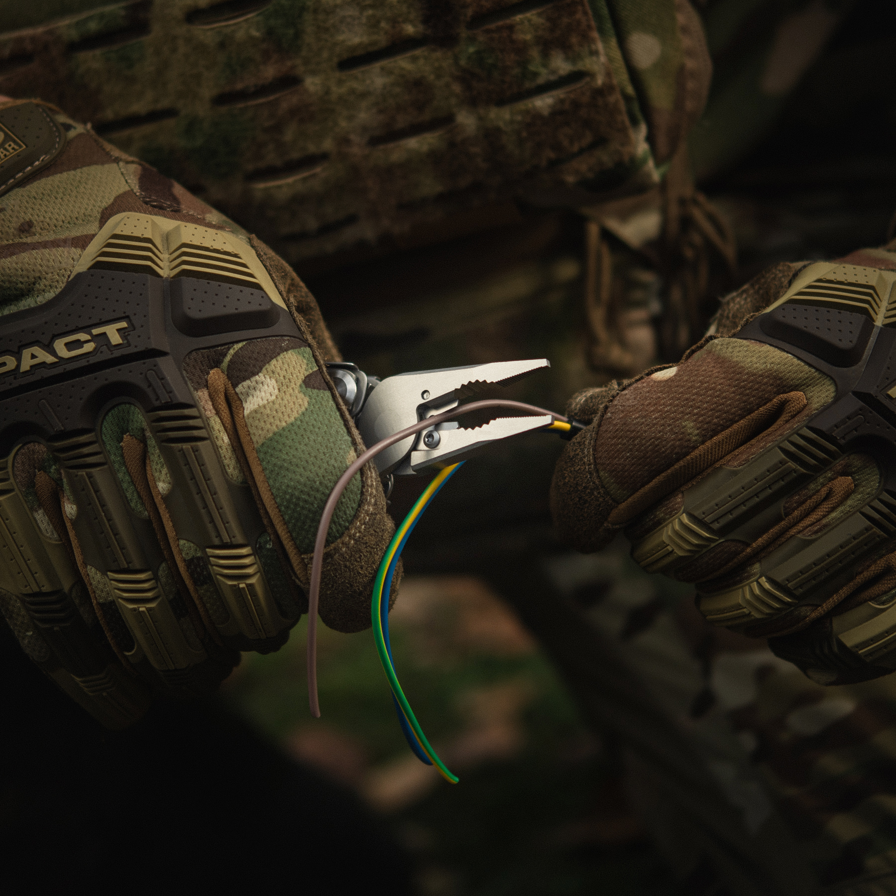 M-Tac мультитул Type 12 Steel/Damascus — 44