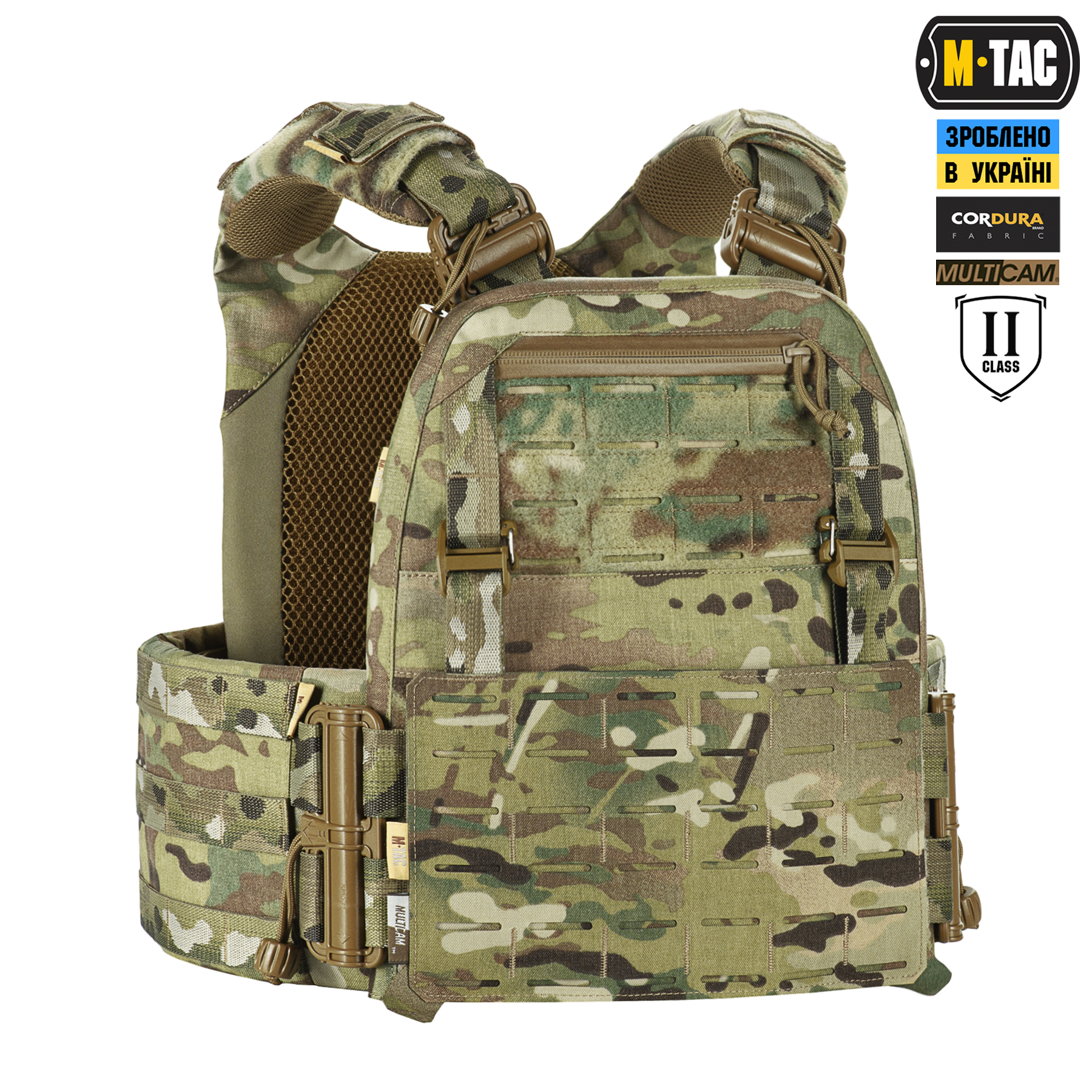 M-Tac плитоноска Cuirass FAST Elite Gen.II 2 класс защиты (размер плиты M) Multicam — 4