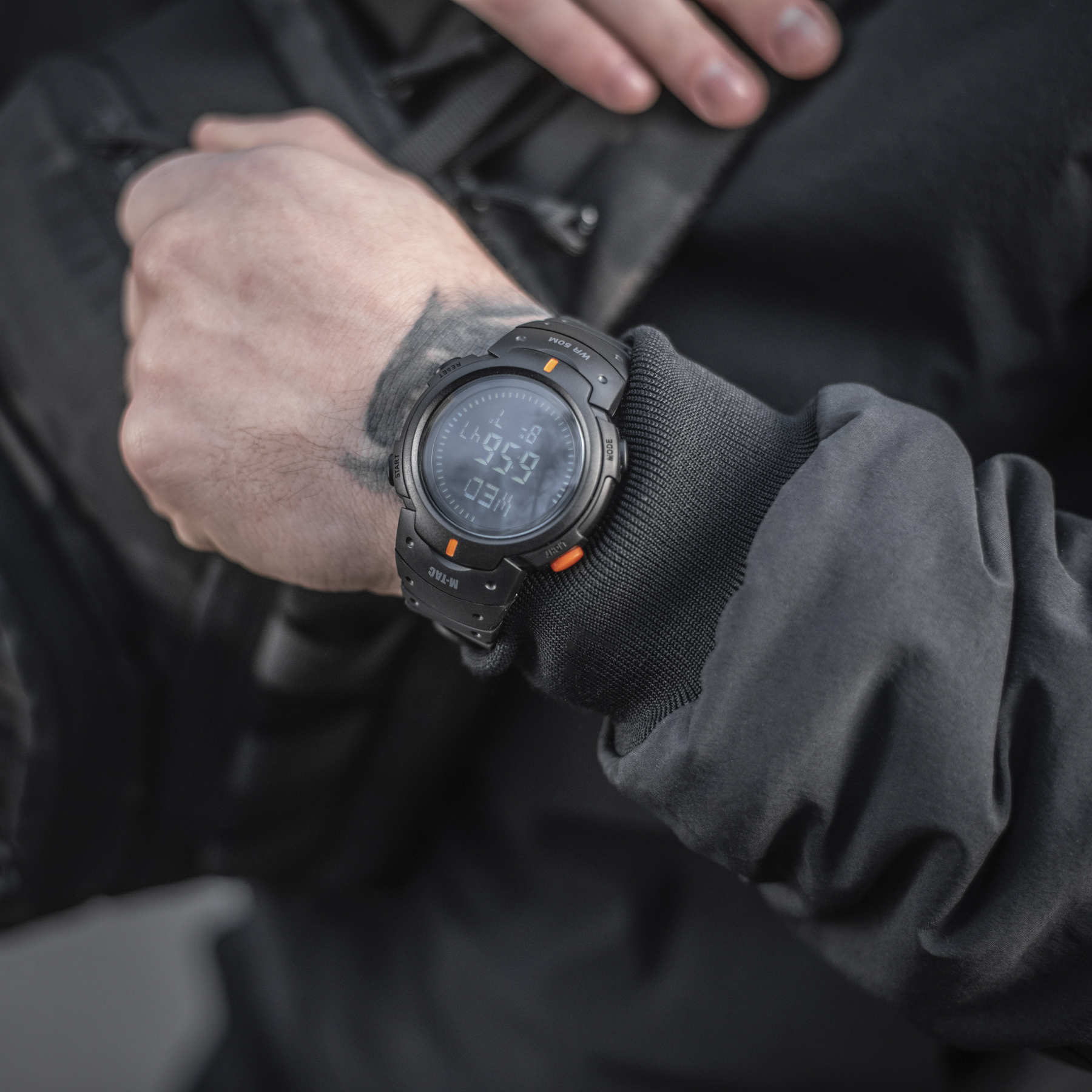 M-Tac часы тактические с компасом Black — 6