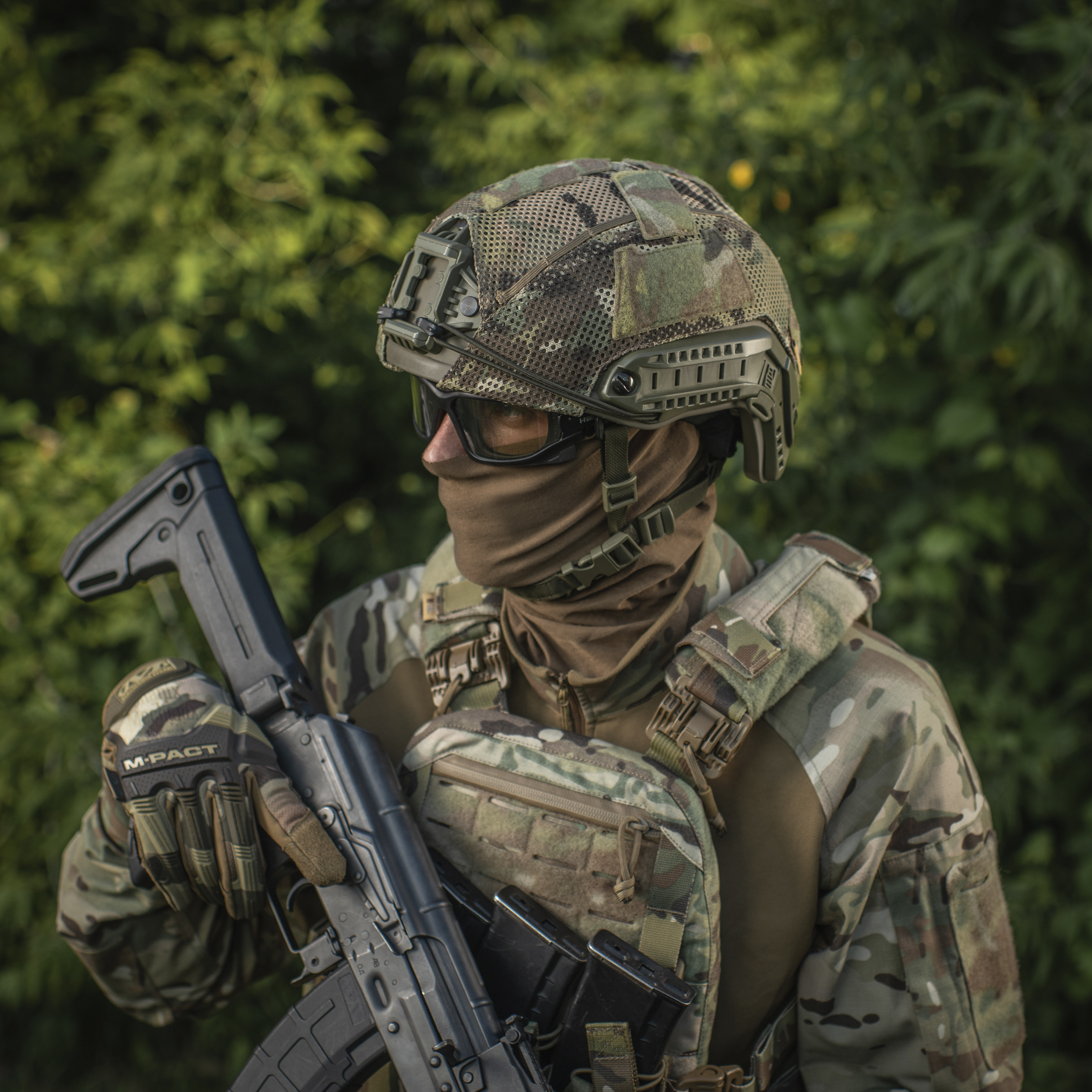 M-Tac кавер на шлем с отверстием под Shroud Multicam — 15