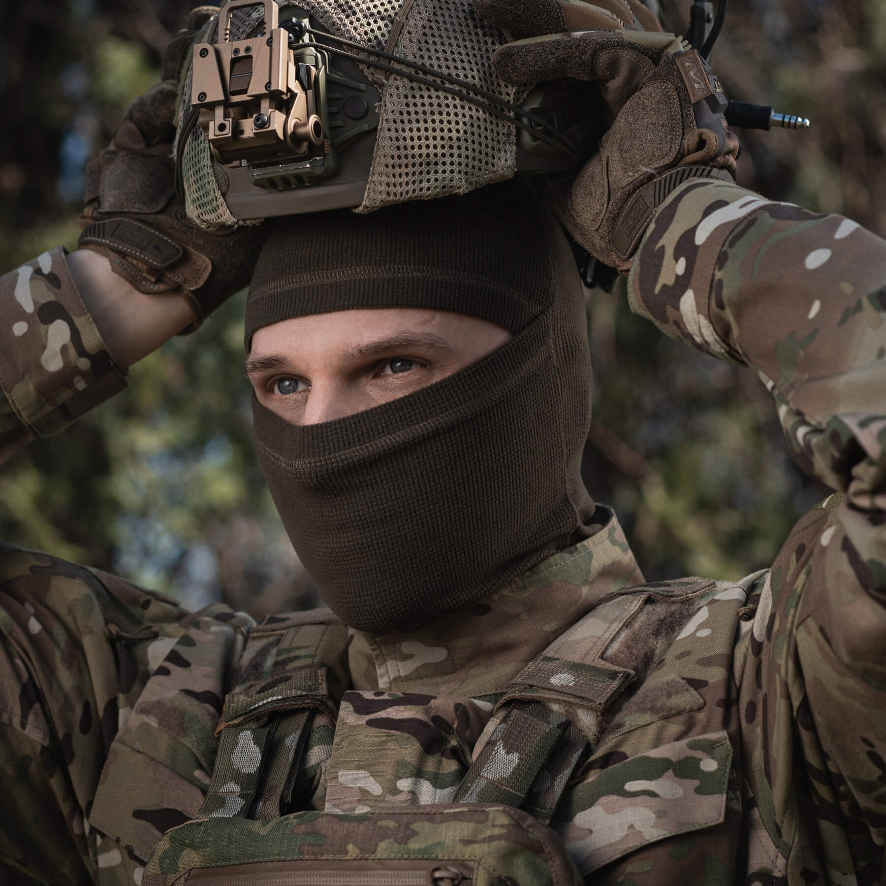 M-Tac балаклава-ниндзя Basic микрофлис рип-стоп Dark Olive — 8