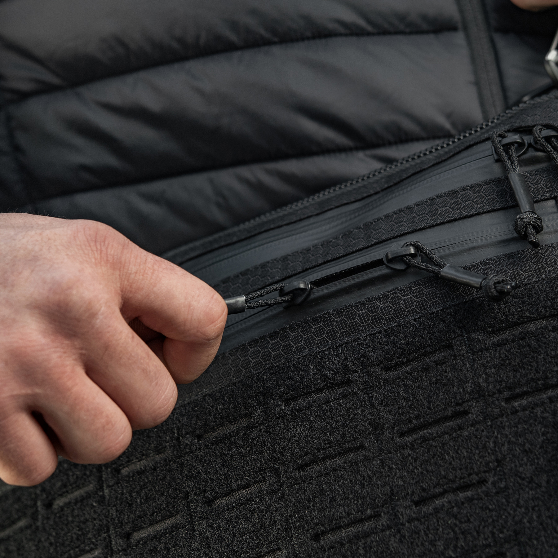 M-Tac сумка Admin Bag Large Elite с липучкой Hex Black — 22