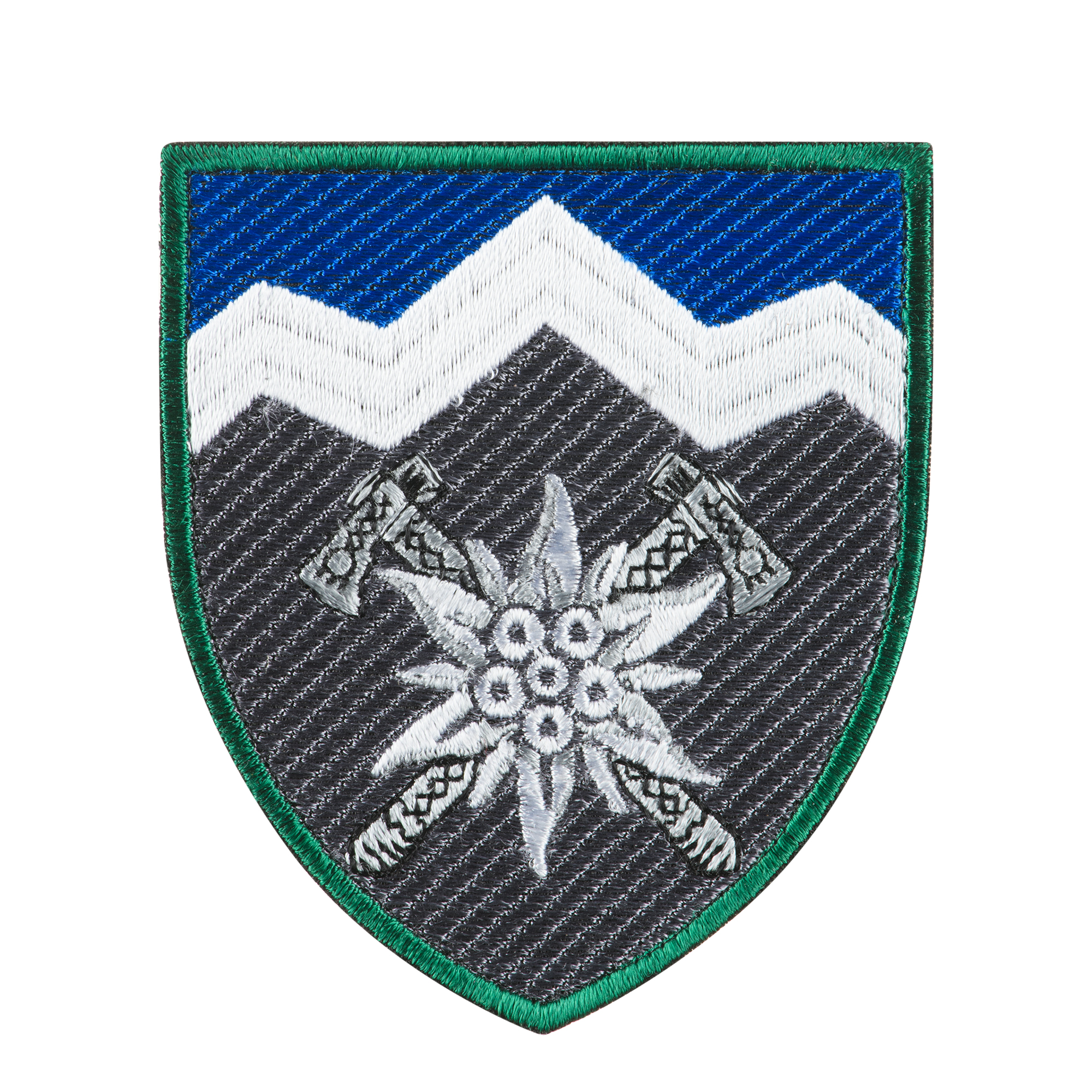 Шеврон 10 ОГШБр Едельвейс кольоровий — 2