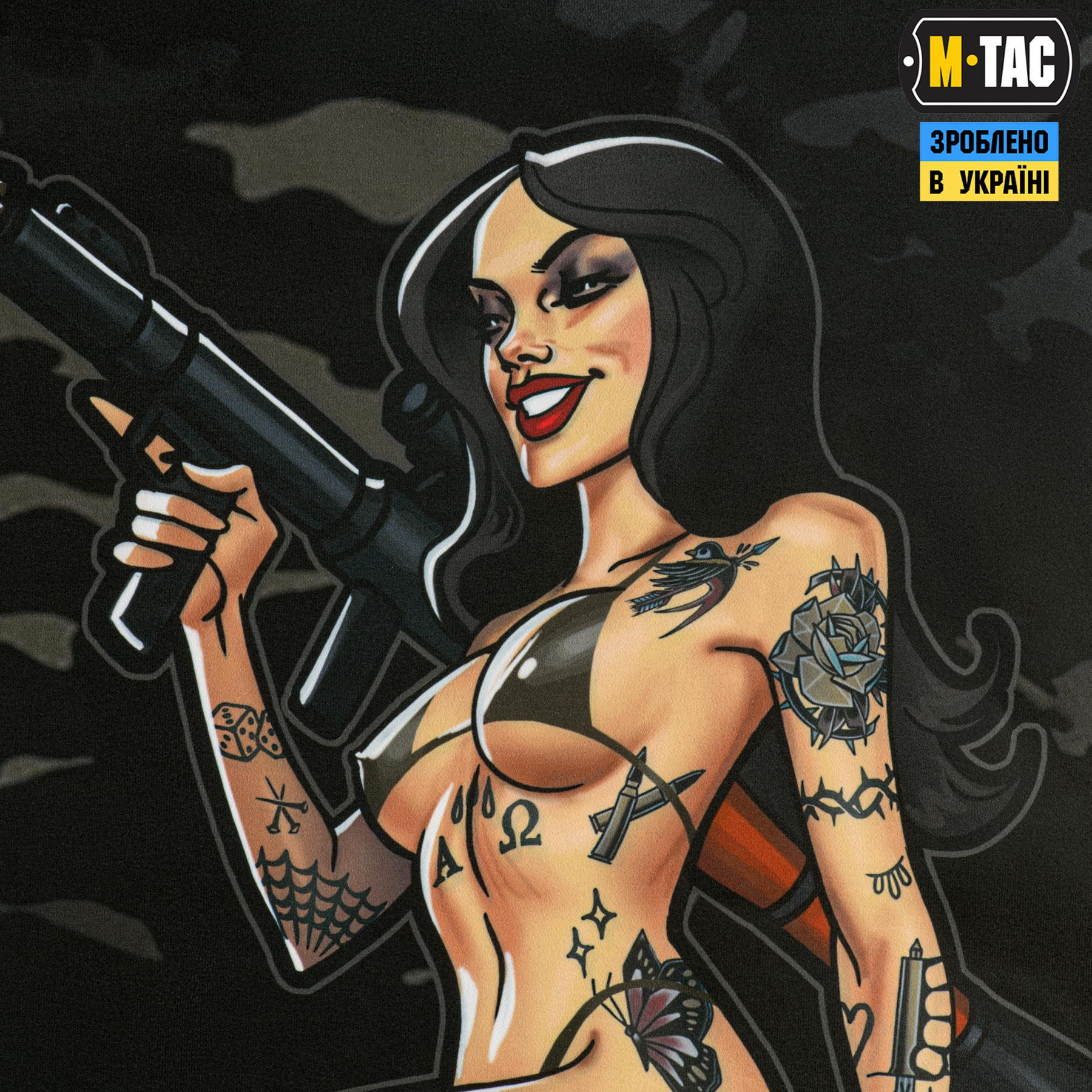 M-Tac панель для нашивок girl RPG 900x1300 Black MC — 4