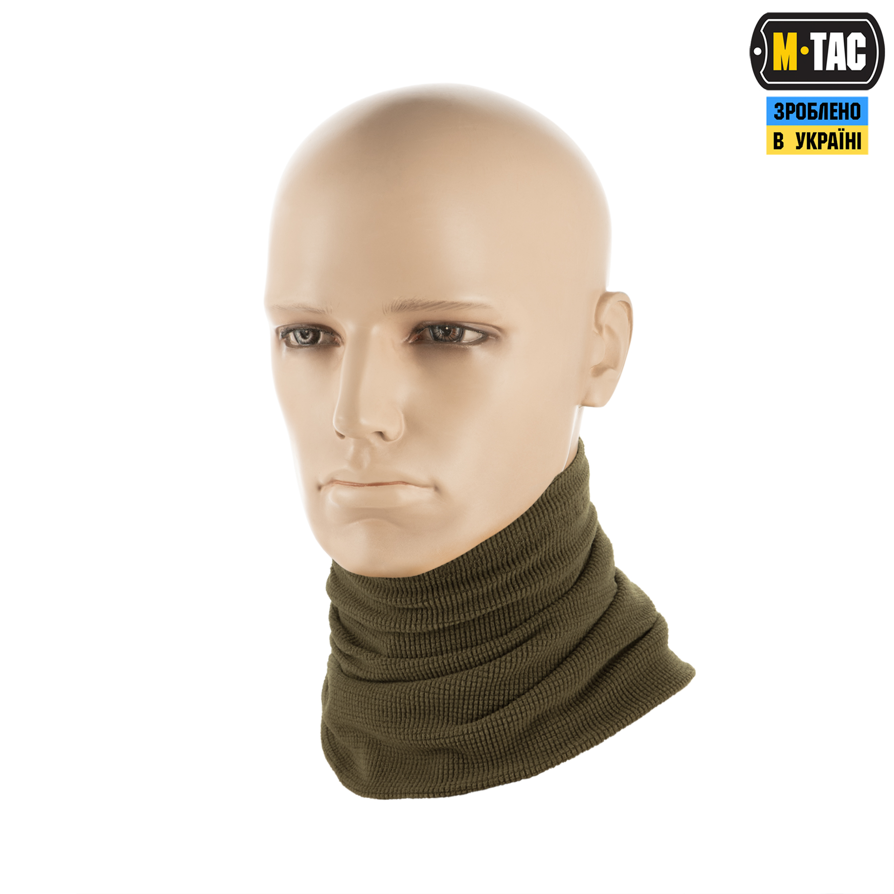 M-Tac шарф-труба длинный микрофлис рип-стоп Dark Olive — 3