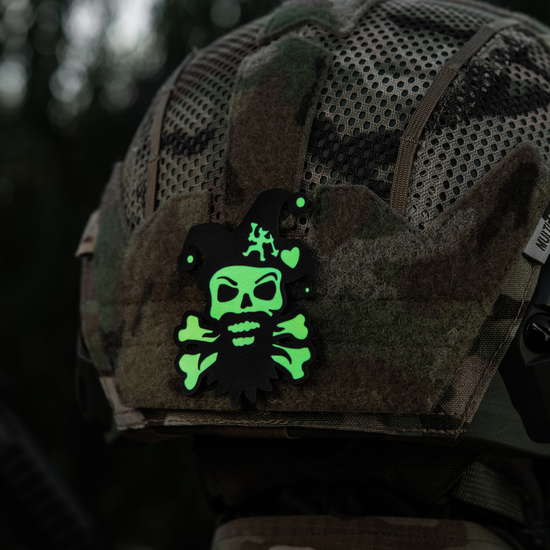 M-Tac нашивка Посміхнись Black/GID — 11