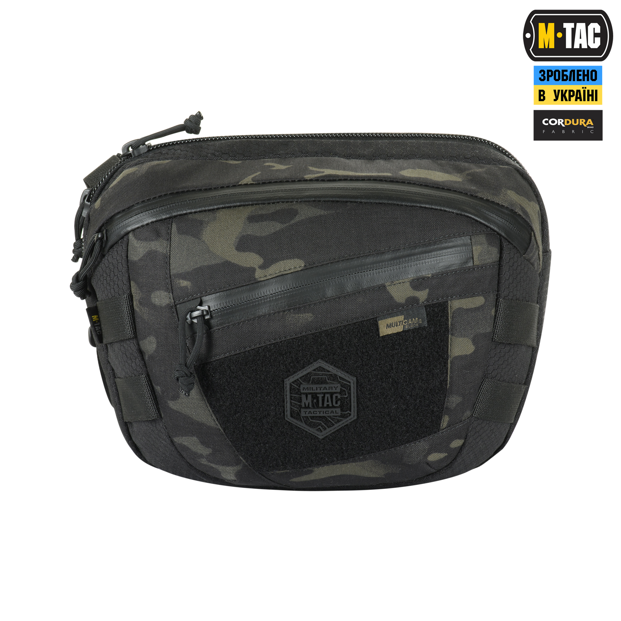 M-Tac сумка Sphaera Hex Hardsling Bag Large с липучкой Elite Multicam Black/Black — 3
