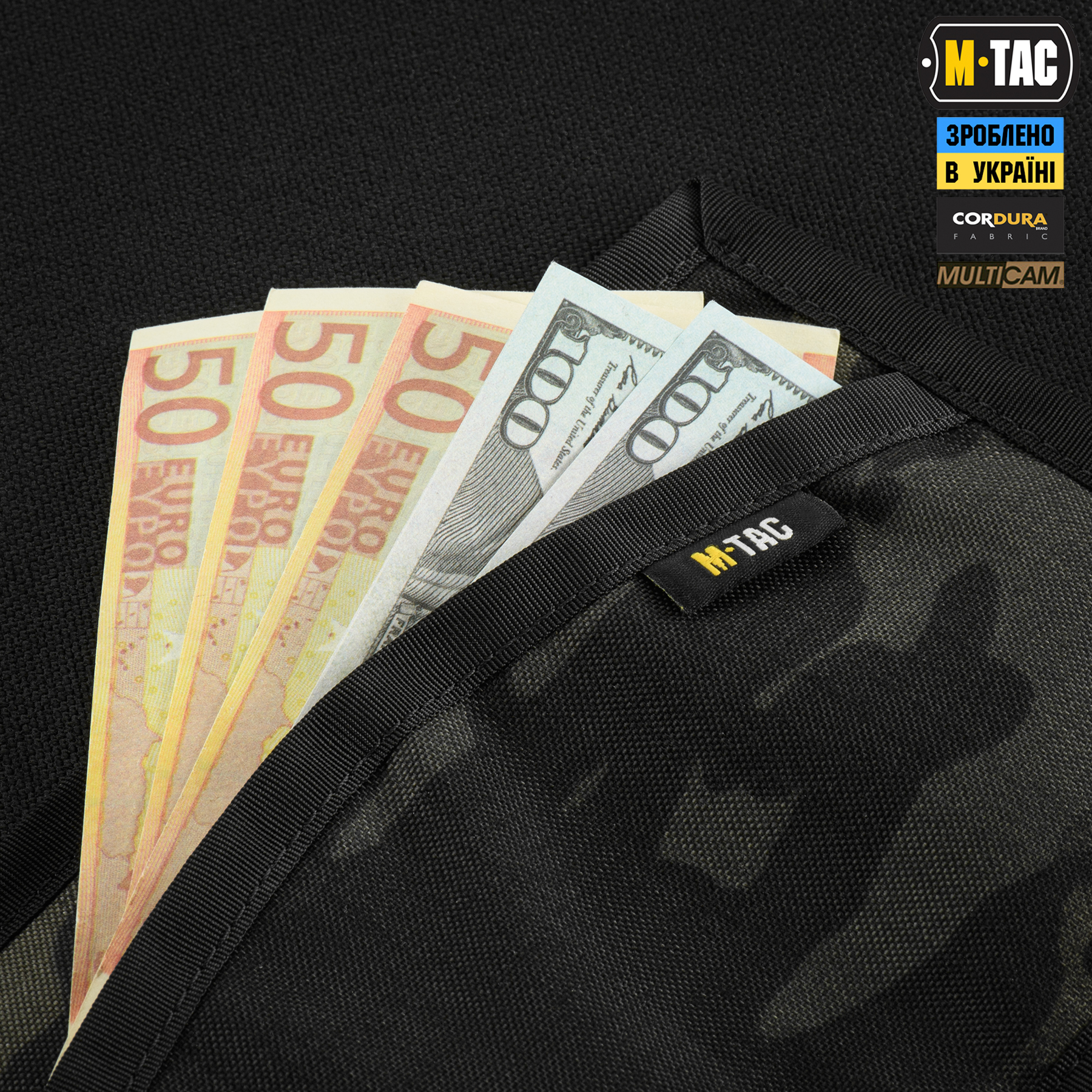 M-Tac кошелек Wallet Elite Multicam Black — 9