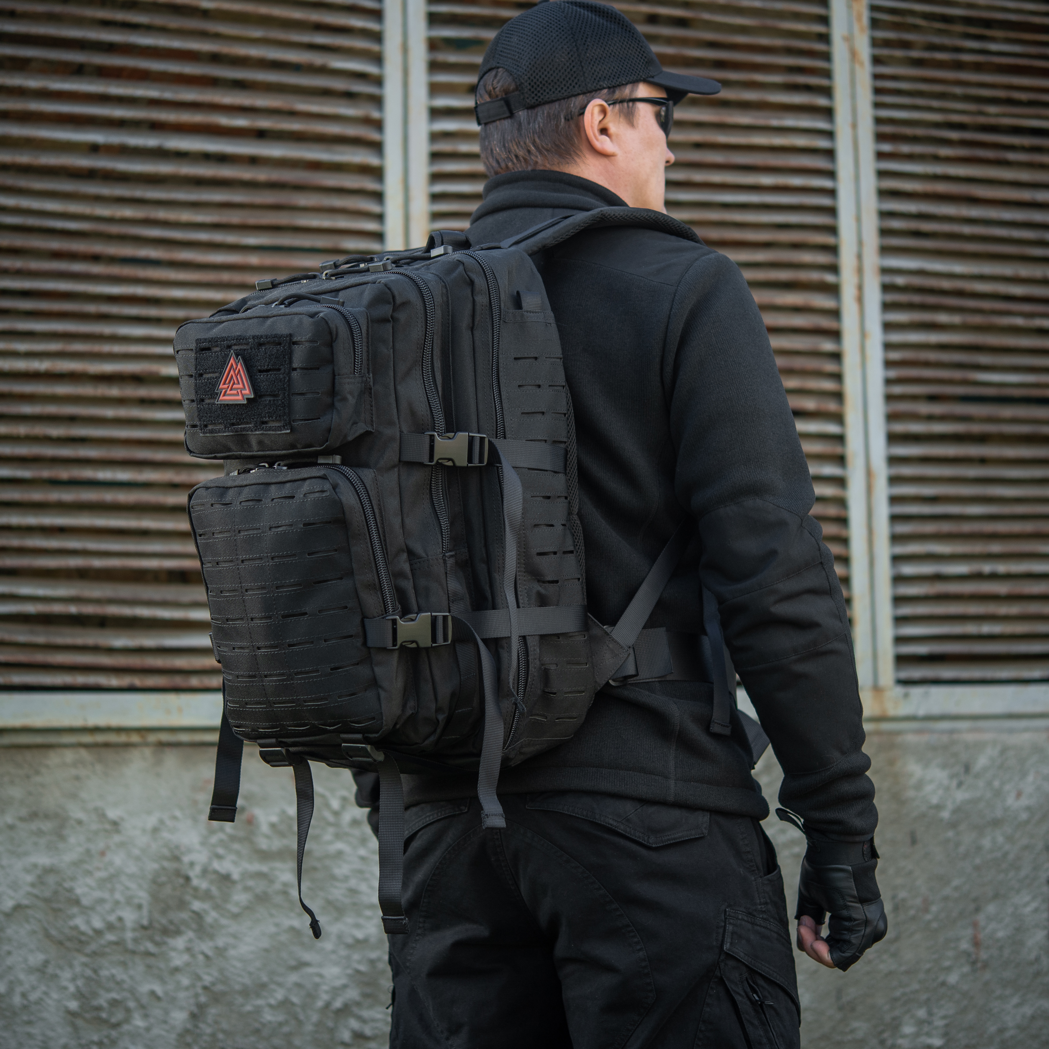 M-Tac рюкзак Large Assault Pack Laser Cut Black — 5