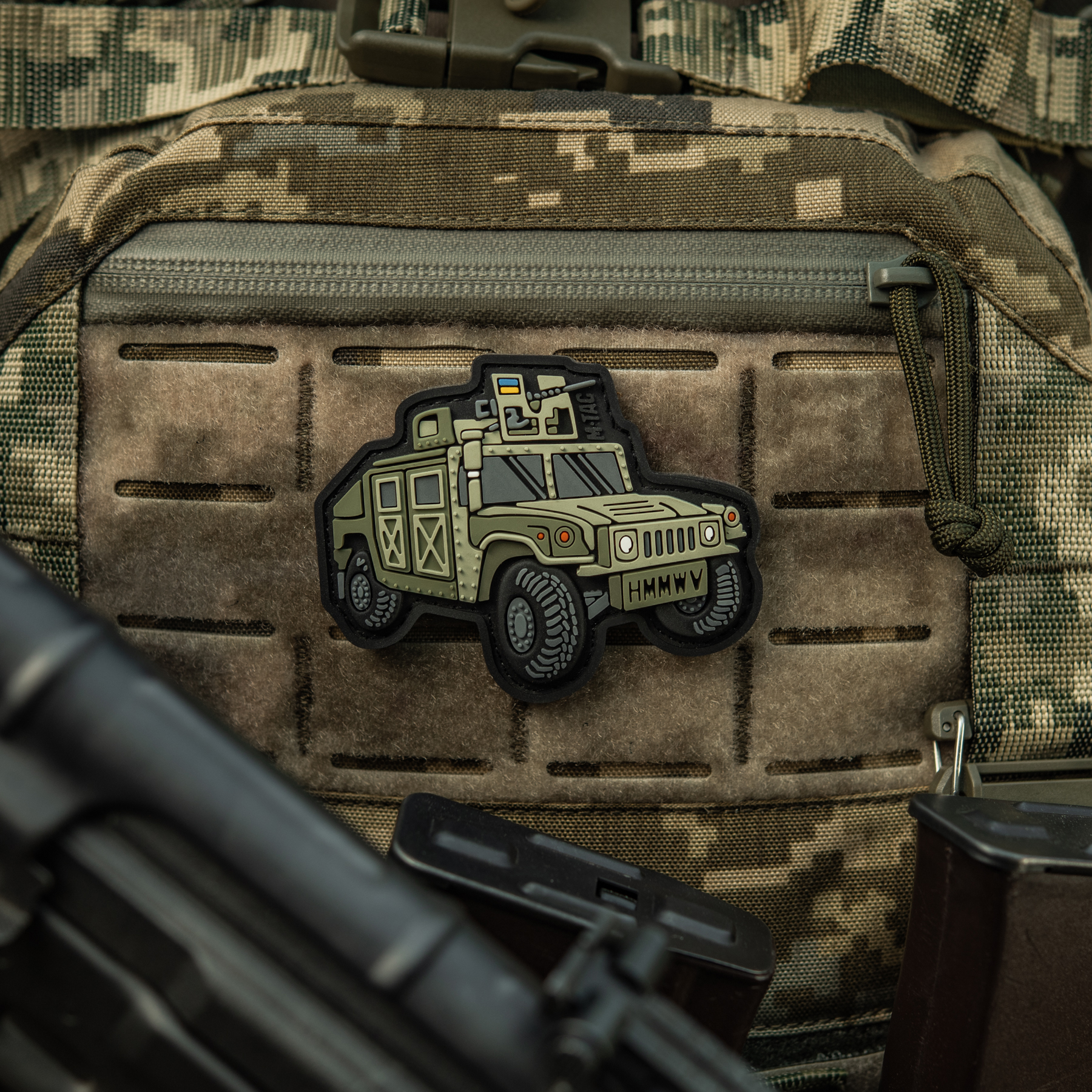 M-Tac нашивка HMMWV (PVC) olive — 4