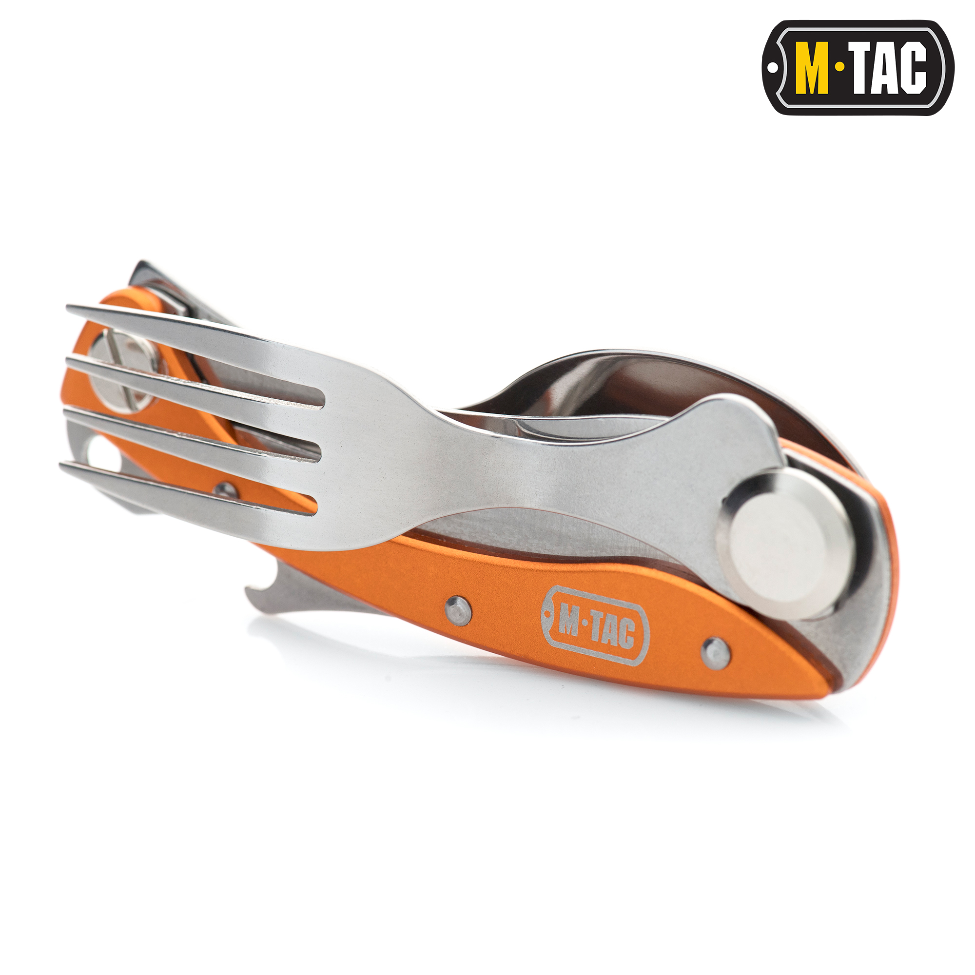 M-Tac столовый набор складной Orange/Steel — 2