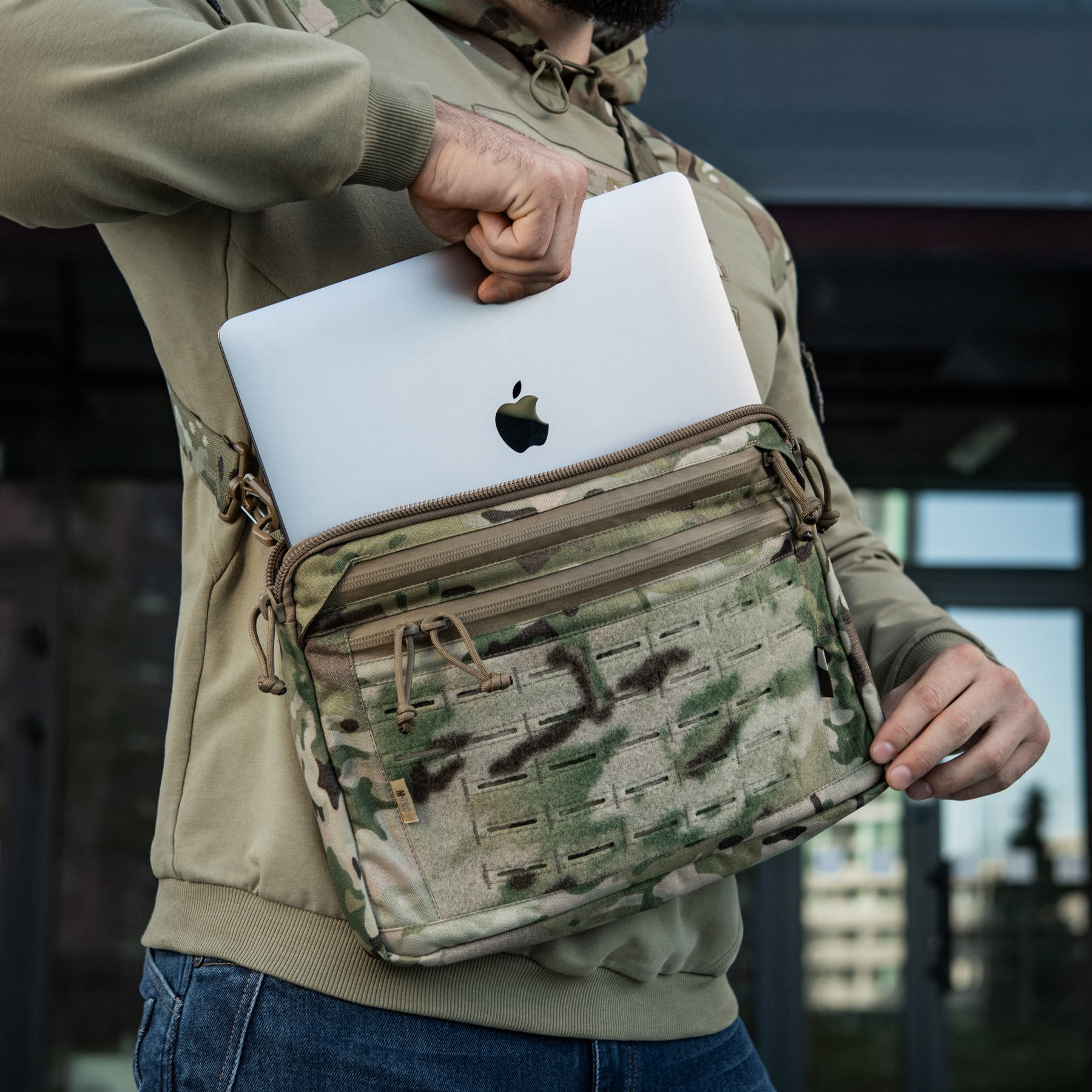 M-Tac сумка Admin Bag Large Elite с липучкой Multicam — 36
