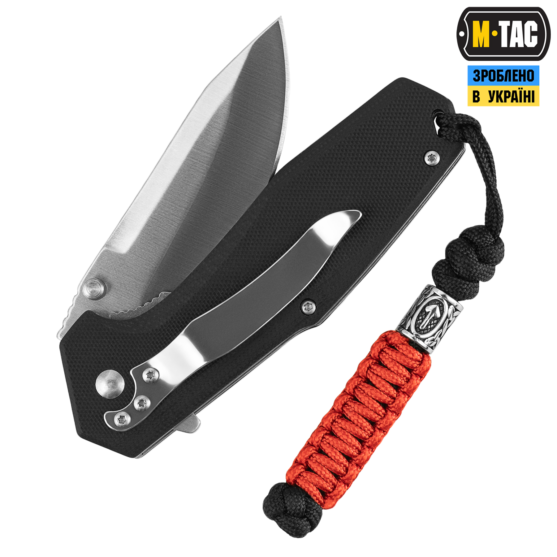 M-Tac темляк Teivaz rune Steel Black&Red — 3