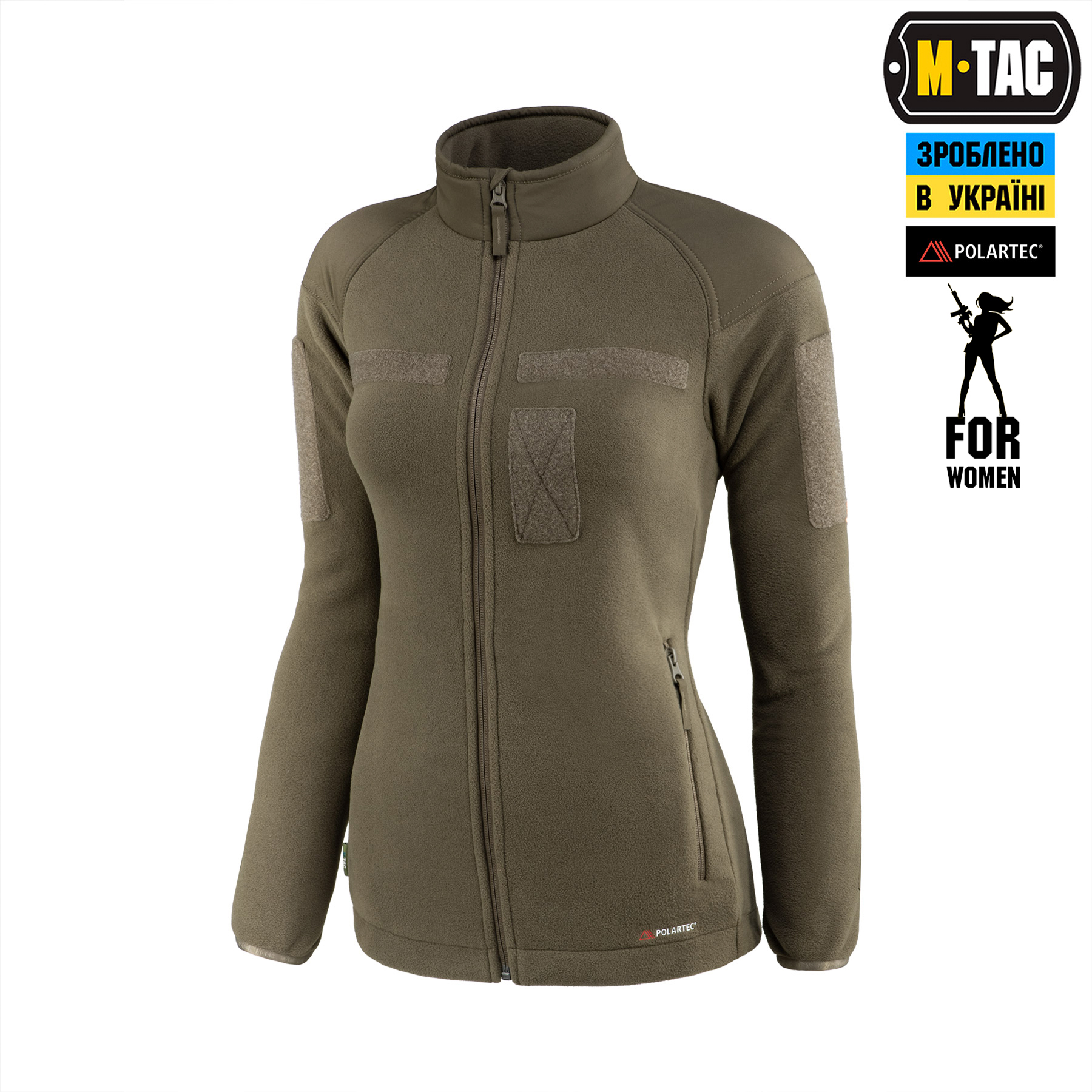 M-Tac куртка Combat Fleece Polartec Jacket Lady Dark Olive — 2