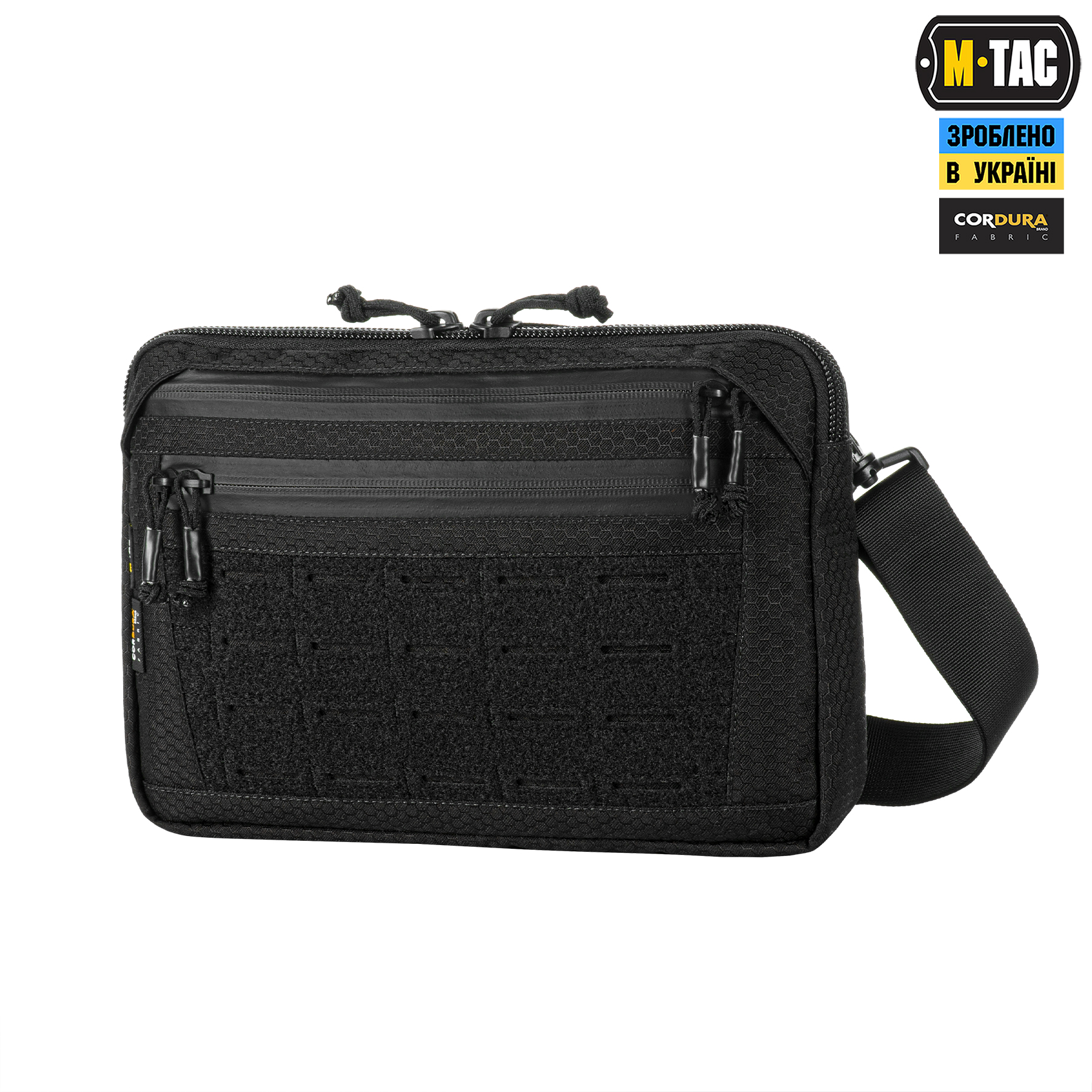 M-Tac сумка Admin Bag Medium Elite с липучкой Hex Black — 2