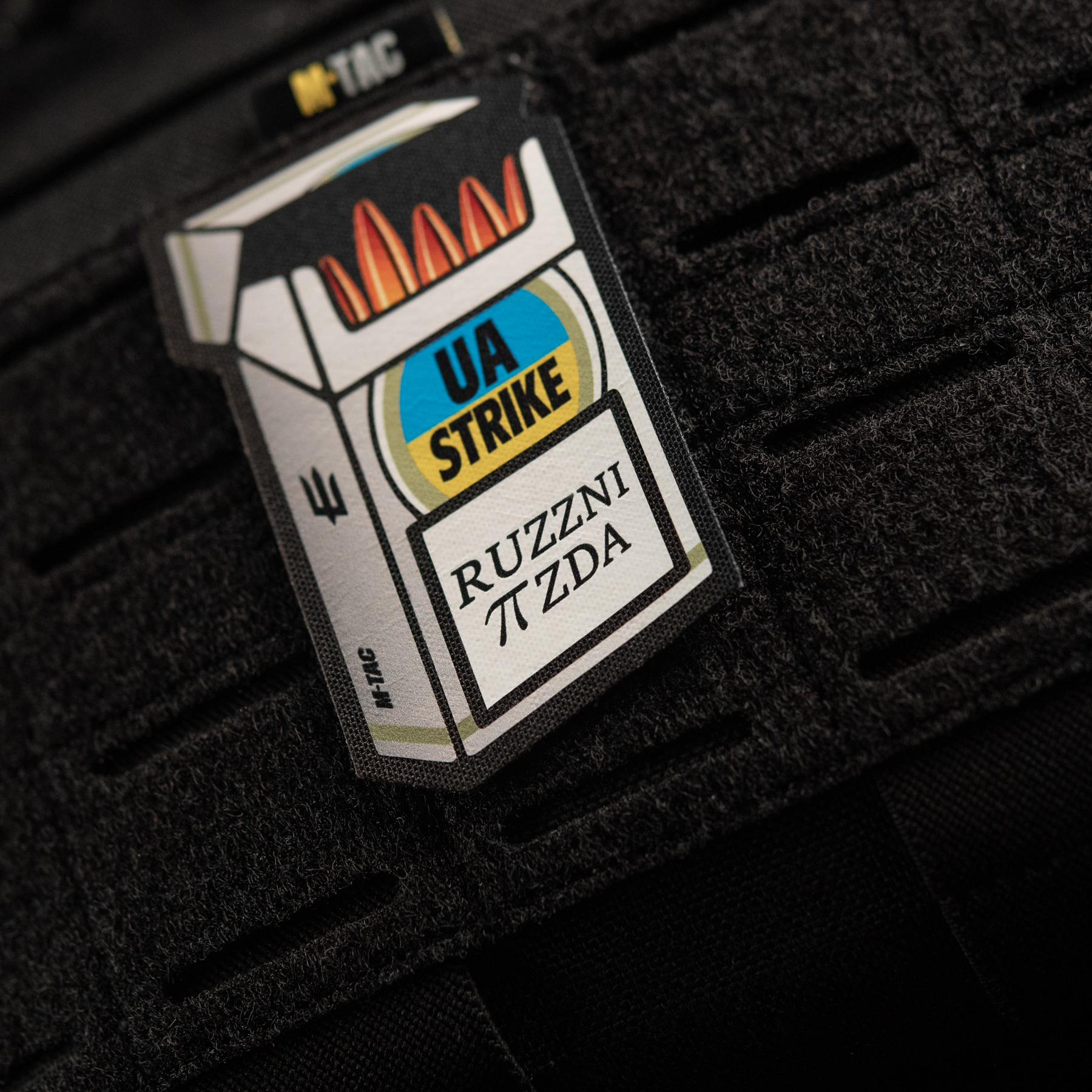 M-Tac нашивка UA STRIKE Black — 10