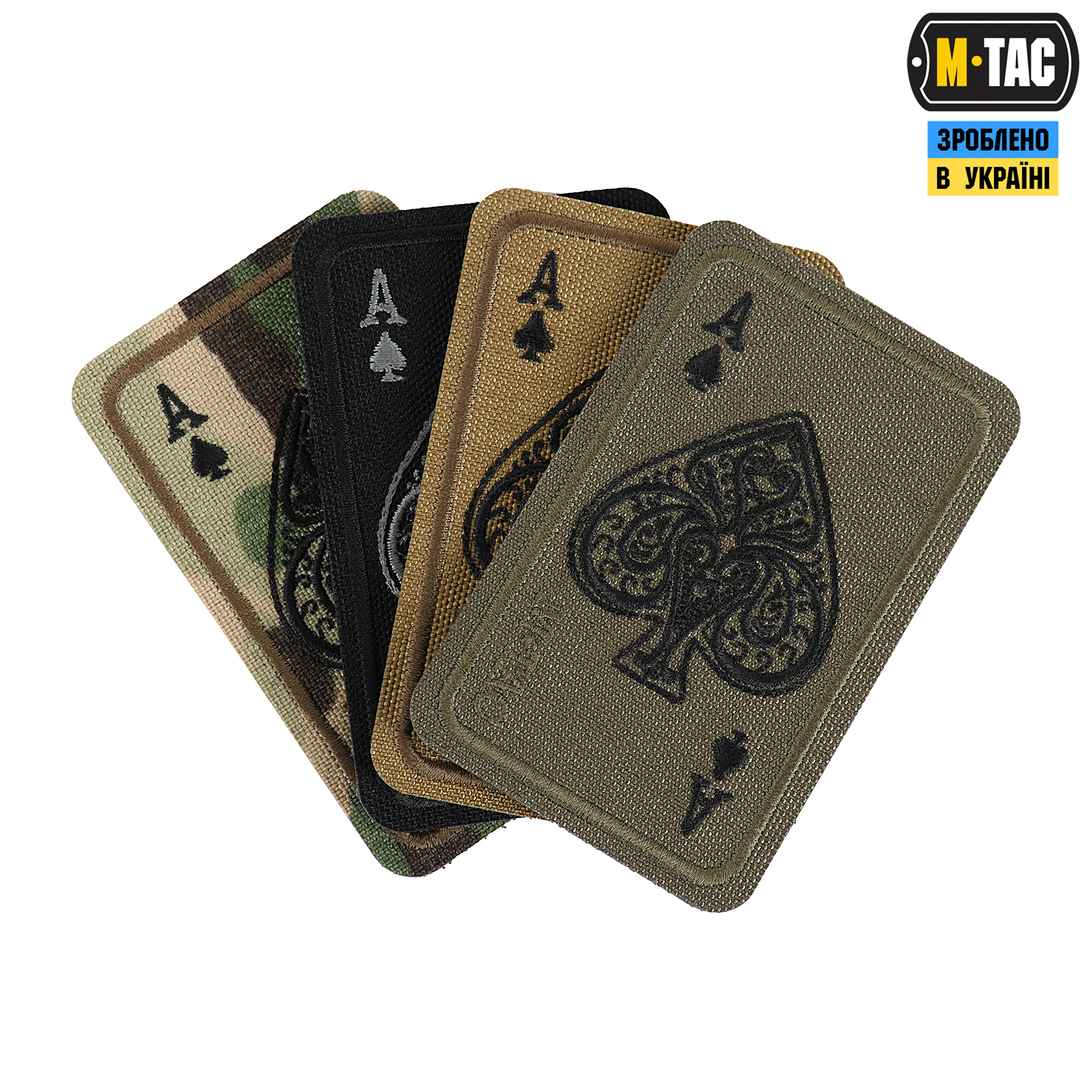 M-Tac нашивка Ace of Spades (вышивка) Ranger Green — 3