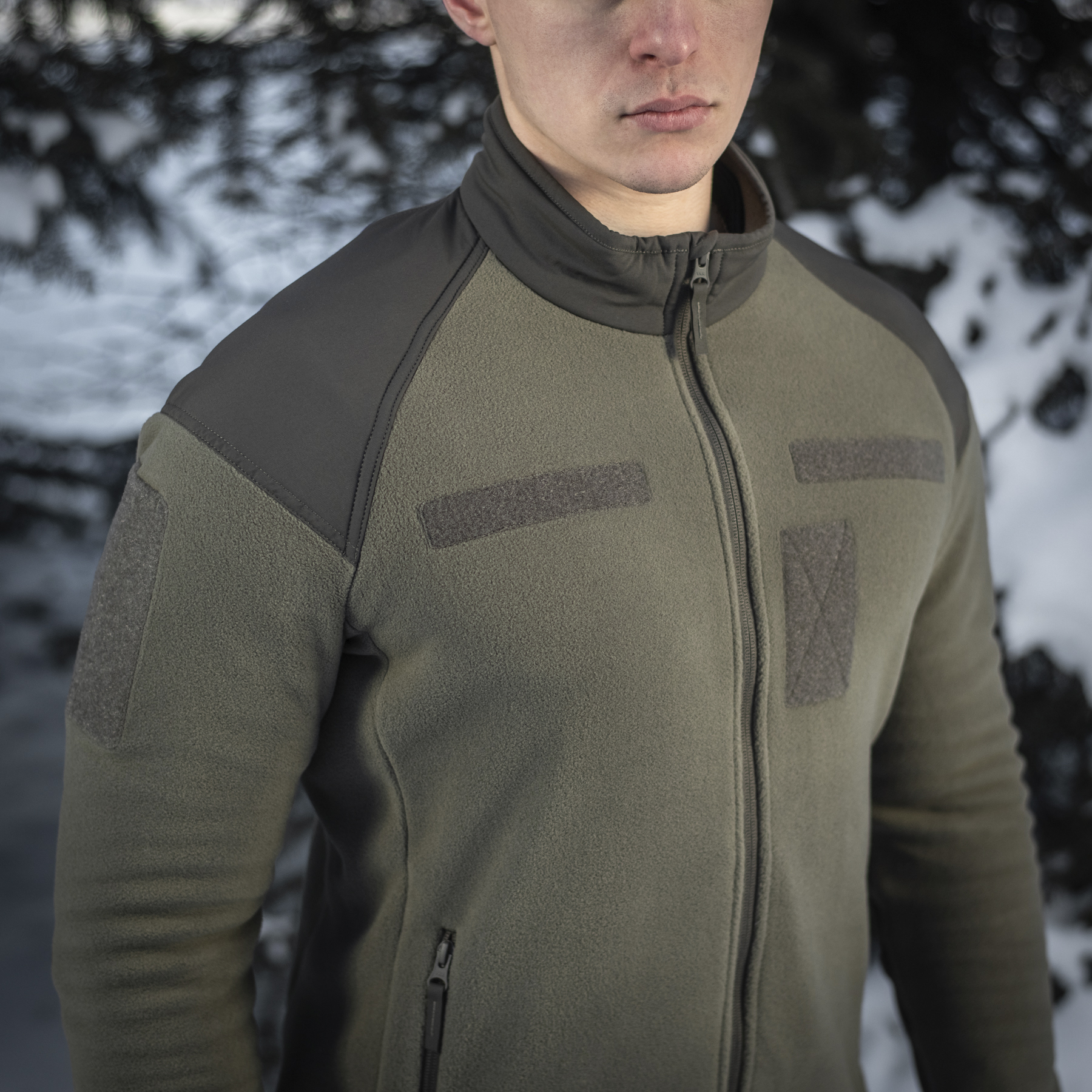 M-Tac куртка Combat Fleece Jacket Dark Olive — 11