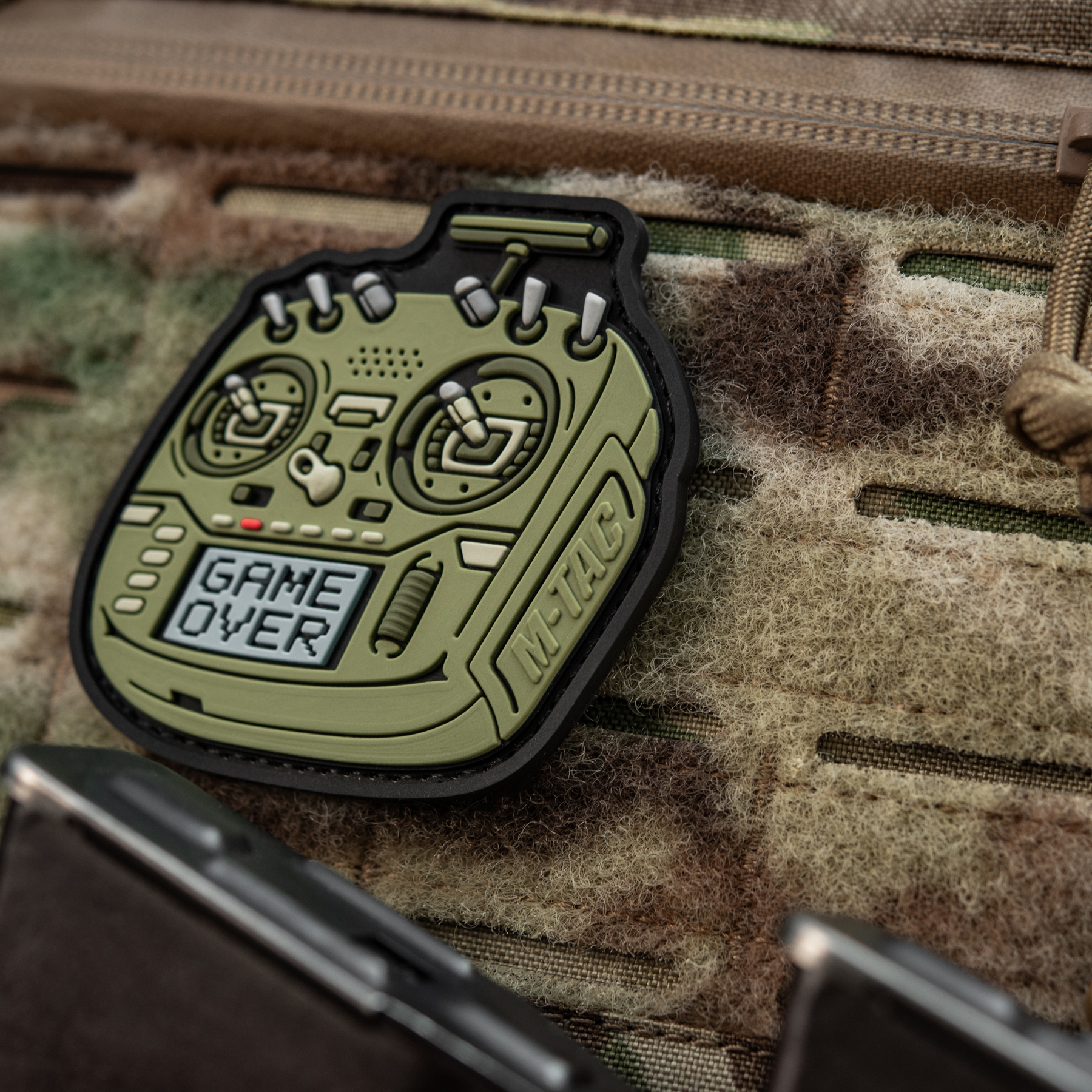 M-Tac нашивка пульт FPV олива (PVC) — 5