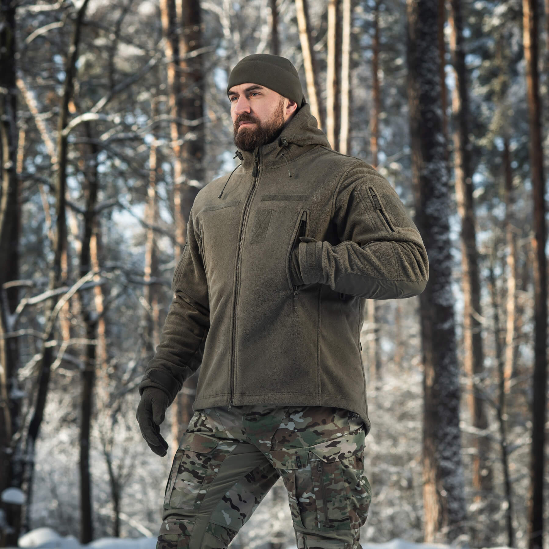 M-Tac куртка флисовая Windblock Division Gen.III Dark Olive — 30